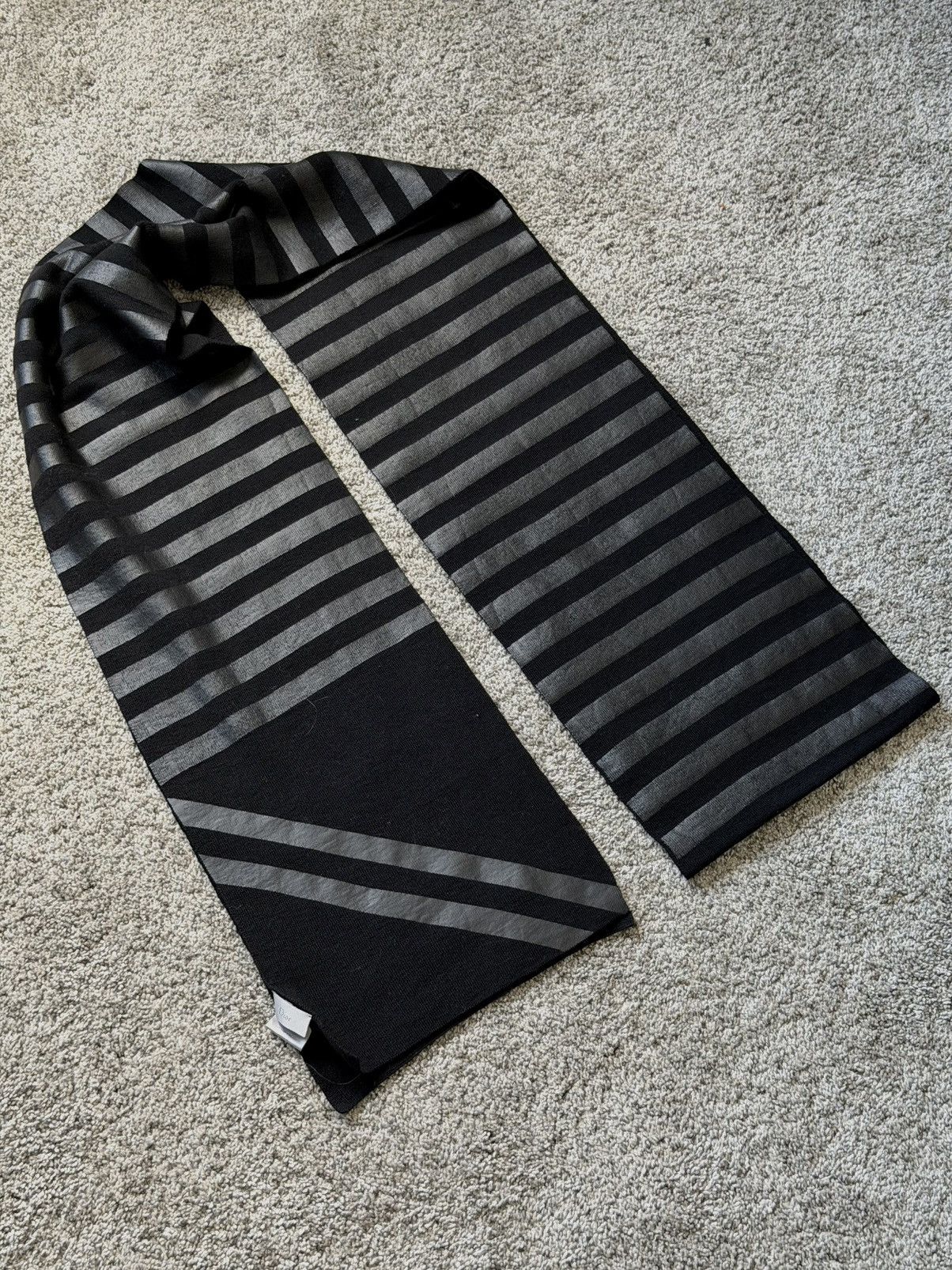 Dior Dior Homme AW03 Luster Stripe Scarf Size ONE SIZE - 8 Thumbnail
