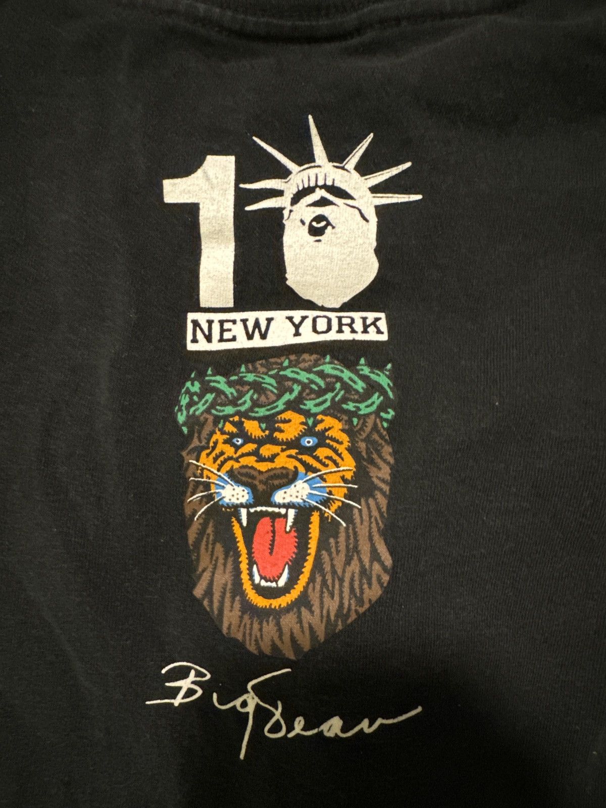 Big Sean Bape NY 10th Anniversary Big Sean L/S Tee Size US L / EU 52-54 / 3 - 4 Thumbnail