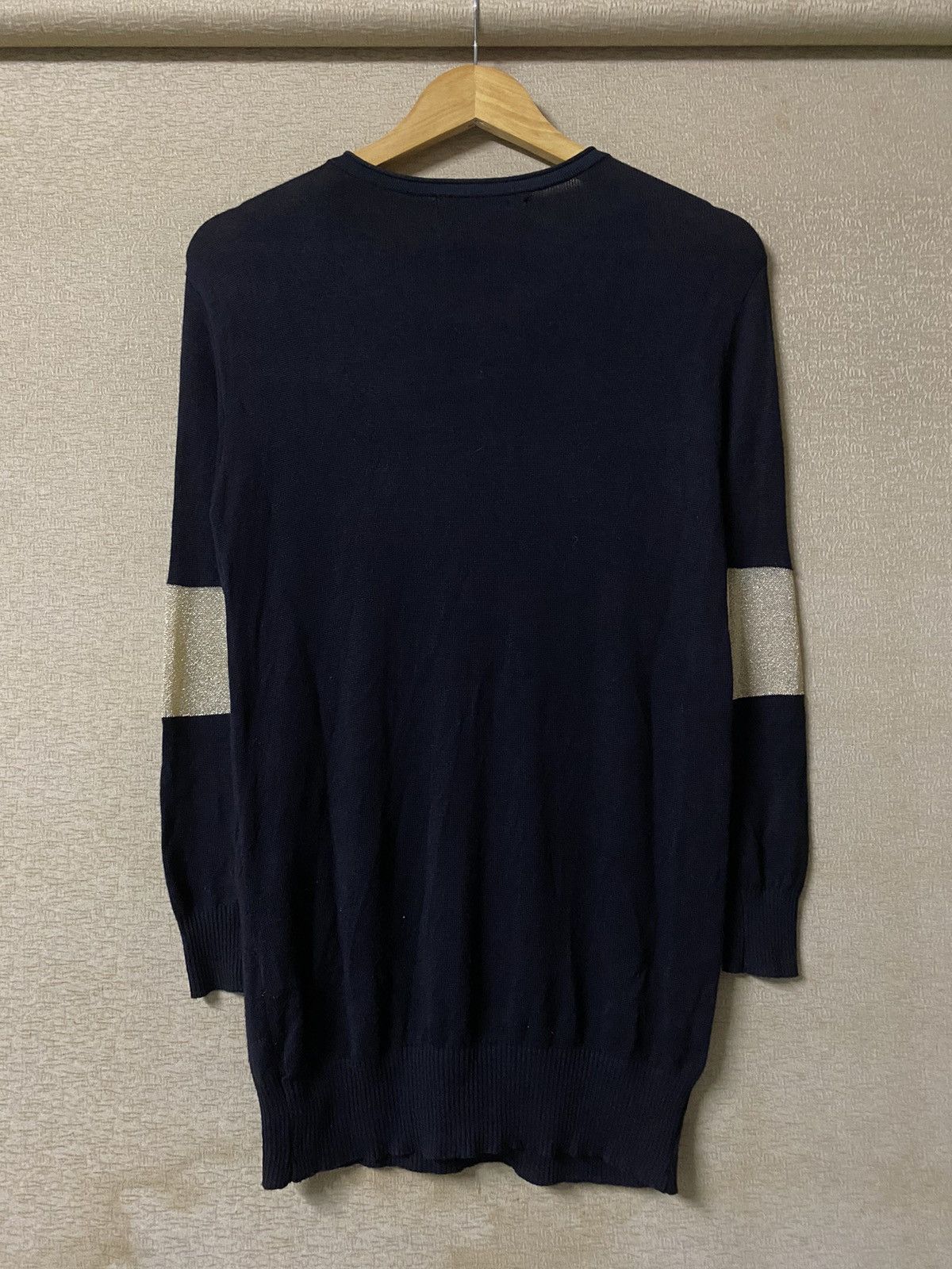 If Six Was Nine × Japanese Brand × Le Grande Bleu (L.G.B.) Toco Toco Japan Big Gold Skull Knit Size US M / EU 48-50 / 2 - 11 Thumbnail