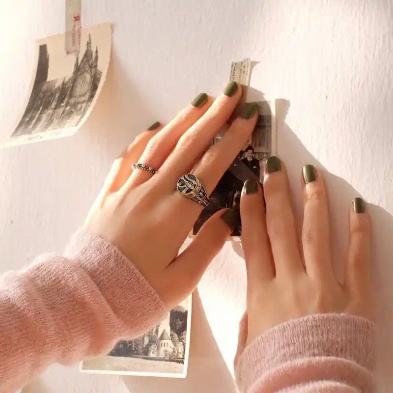 Jewelry × Vintage Vintage Egyptian Mysterious Rune Ring Eye of Horus Ring Size ONE SIZE - 5 Thumbnail