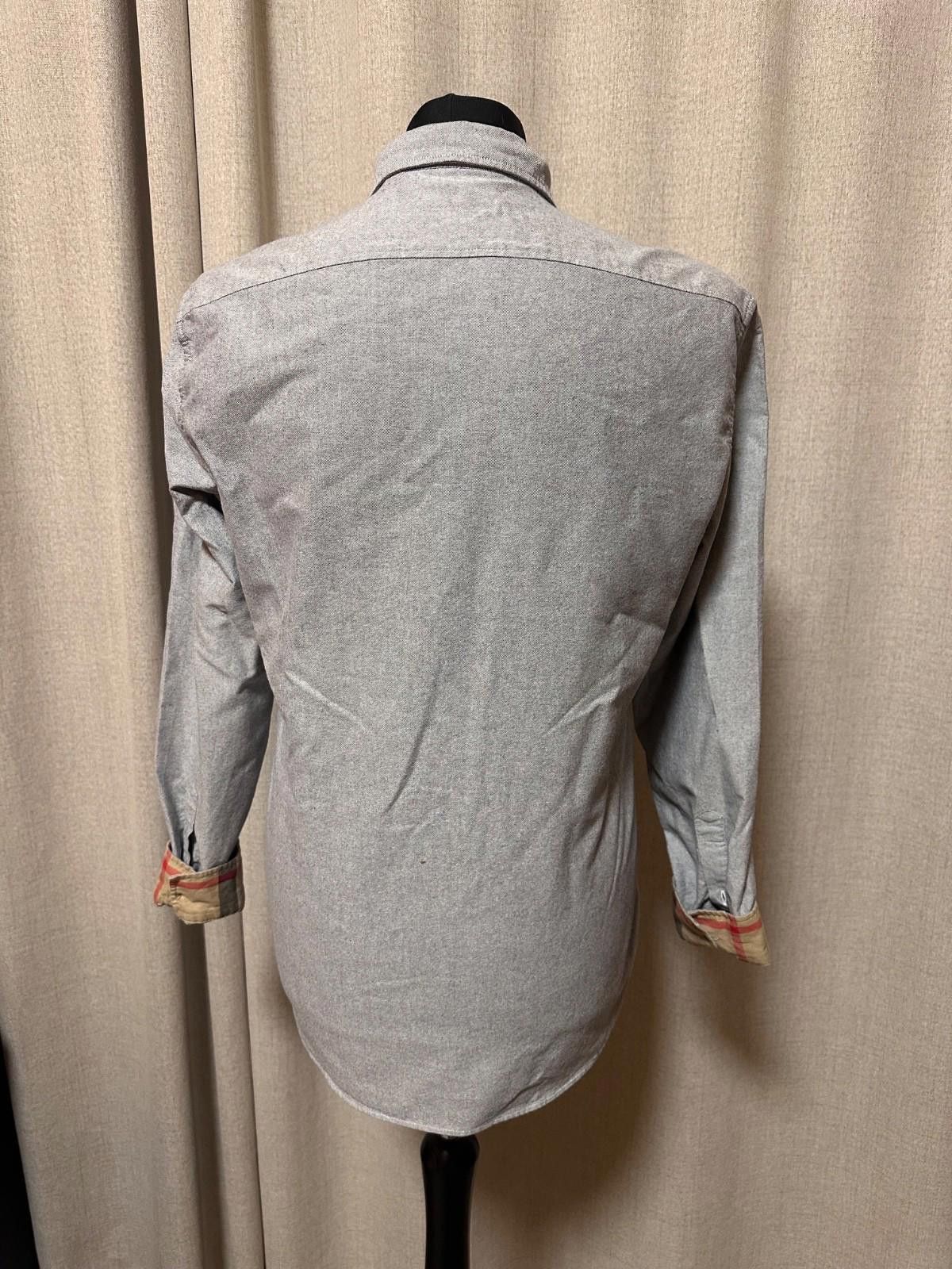 Burberry Burberry Brit Button Up Shirt Gray Sz M Size US M / EU 48-50 / 2 - 5 Thumbnail