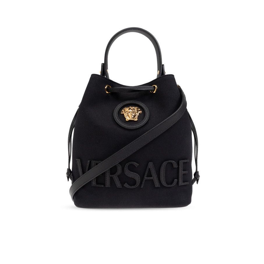 Versace VERSACE Black Leather Top Handle Bag New & Authentic Size ONE SIZE - 1 Thumbnail