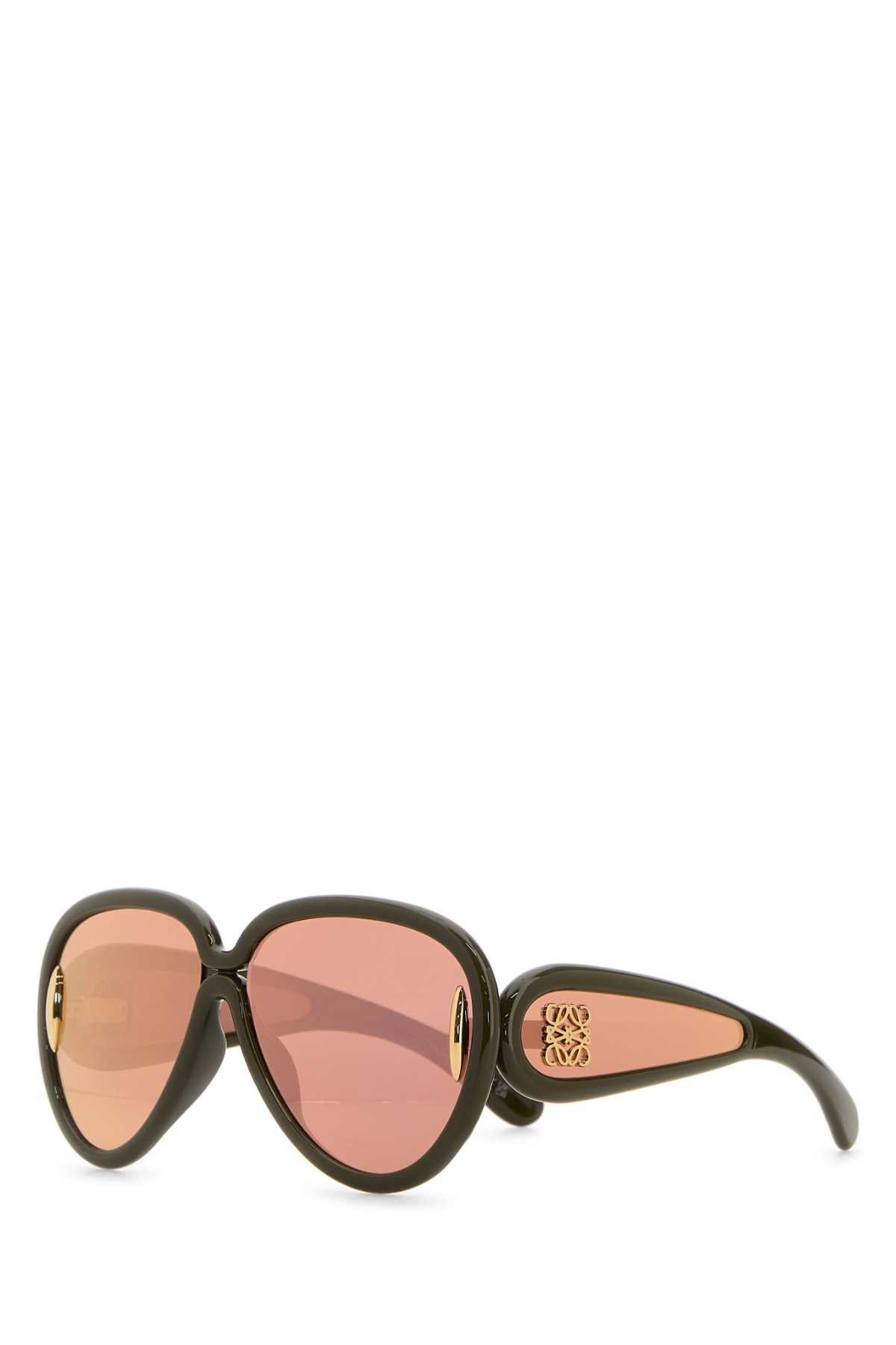 Loewe Army Green Acetate Sunglasses Size ONE SIZE - 1 Thumbnail