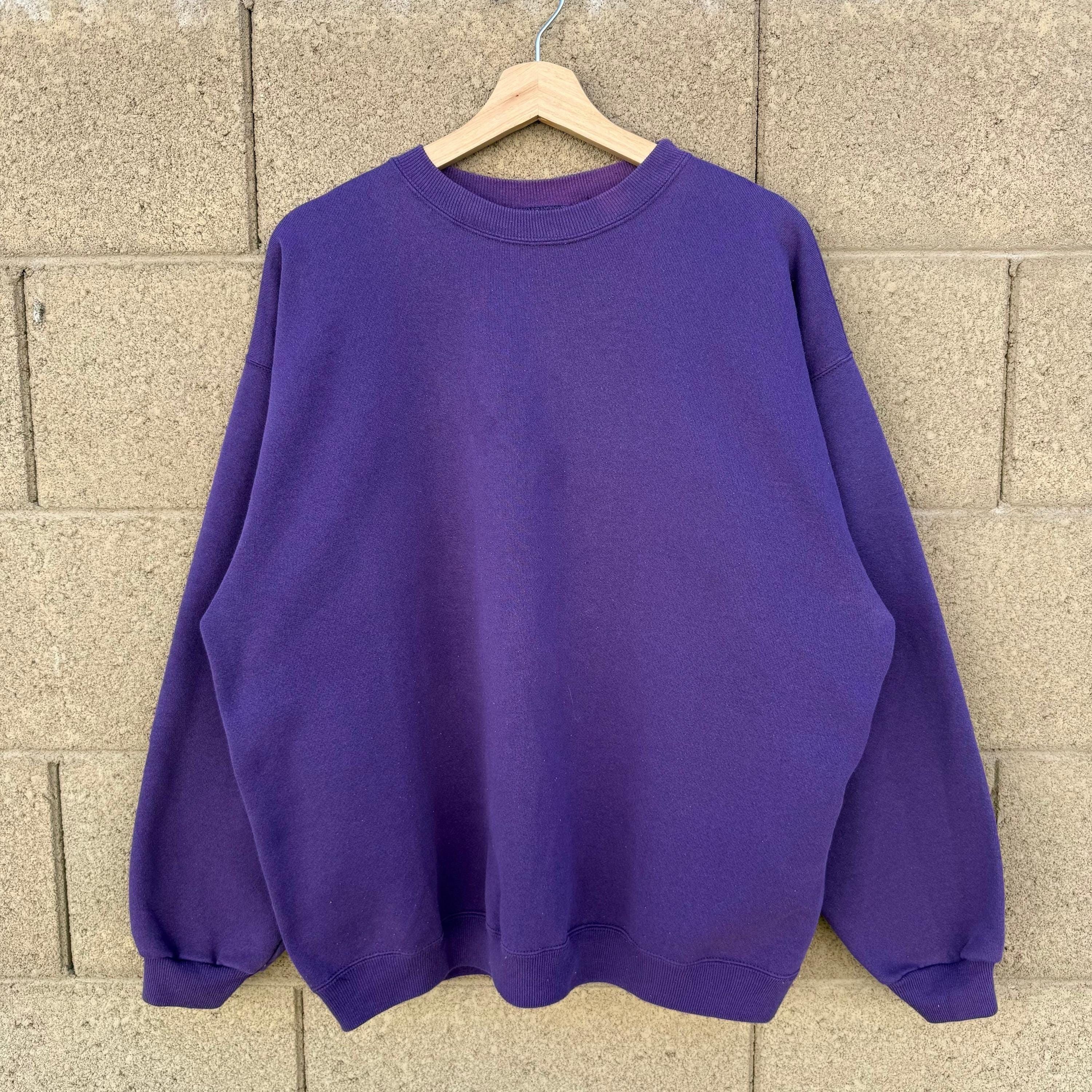 Hanes 90's Hanes Signature Collection Faded Purple Crewneck Sweats Size US L / EU 52-54 / 3 - 1 Thumbnail