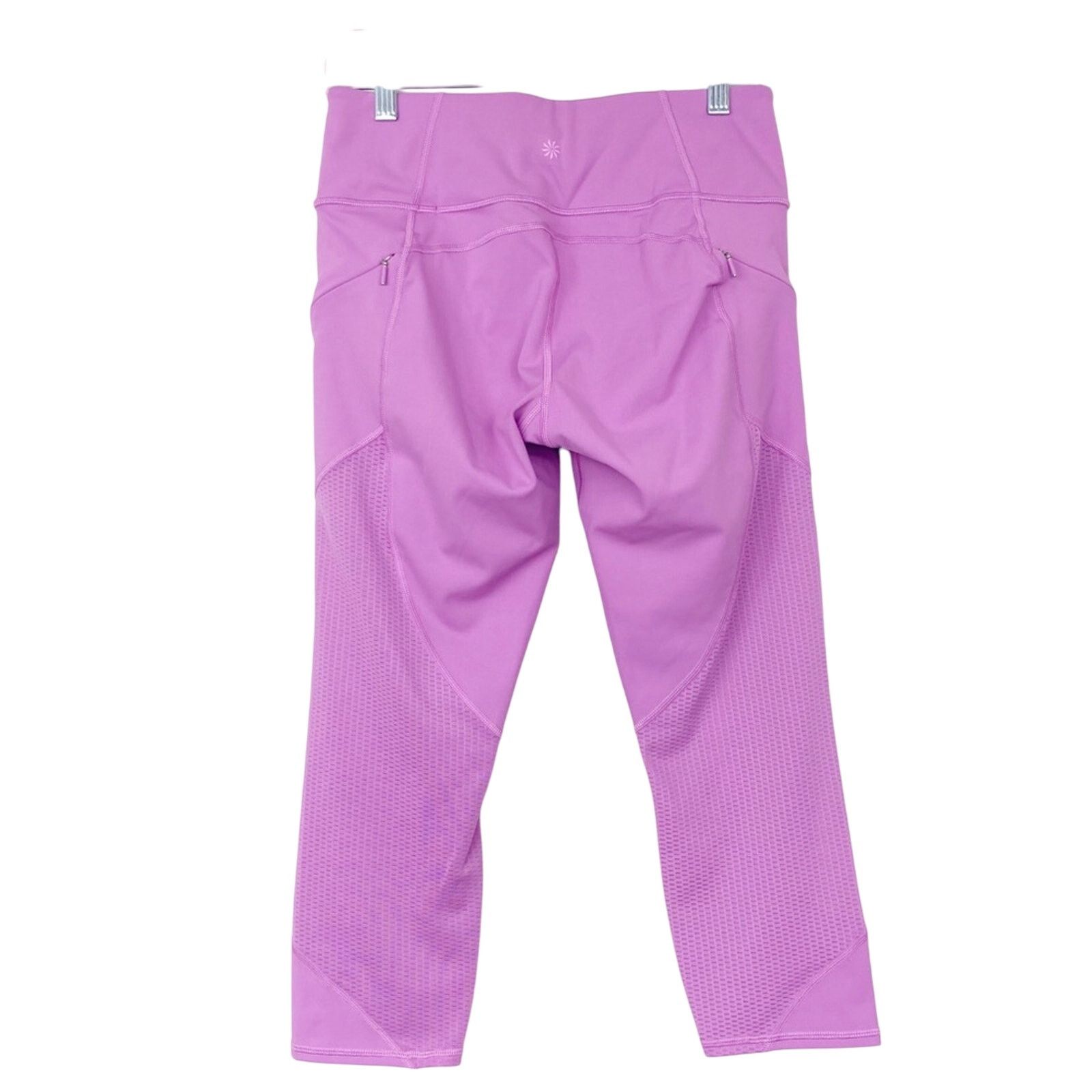 Other Athleta Mesh Contenter Capri Leggings Violet Blush Sz S Size 27" / US 4 / IT 40 - 4 Thumbnail