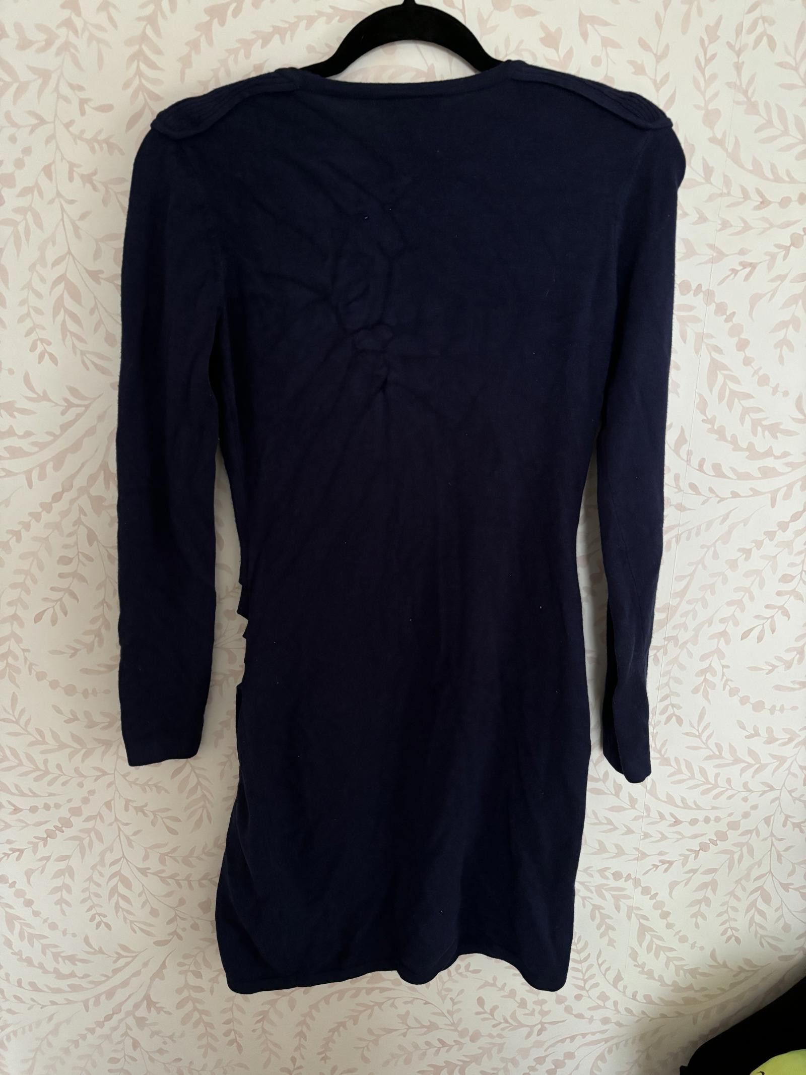 Designer EUC Boston Proper Knit Long Sleeve Dress -Size 8 - Navy Blue Size M / US 6-8 / IT 42-44 - 6 Thumbnail