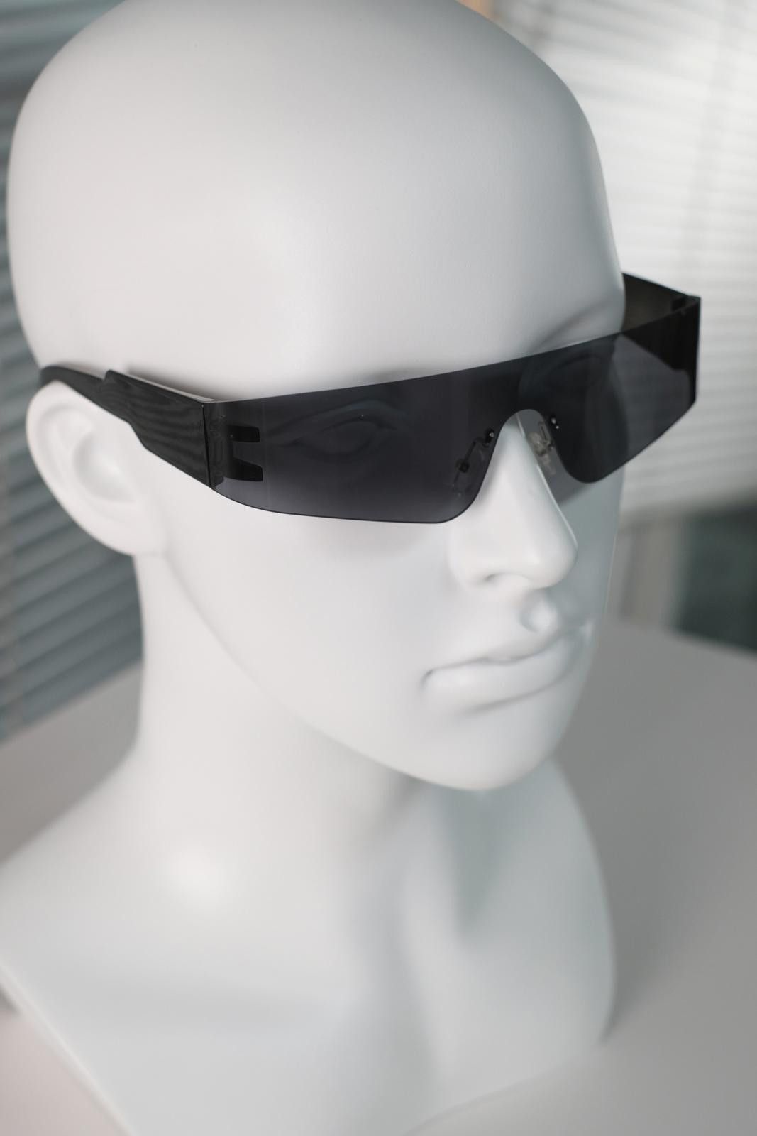 Other Rare Vtg Y2k Avant Garde Stylist Black Sunglasses Unisex OS Size ONE SIZE - 8 Thumbnail