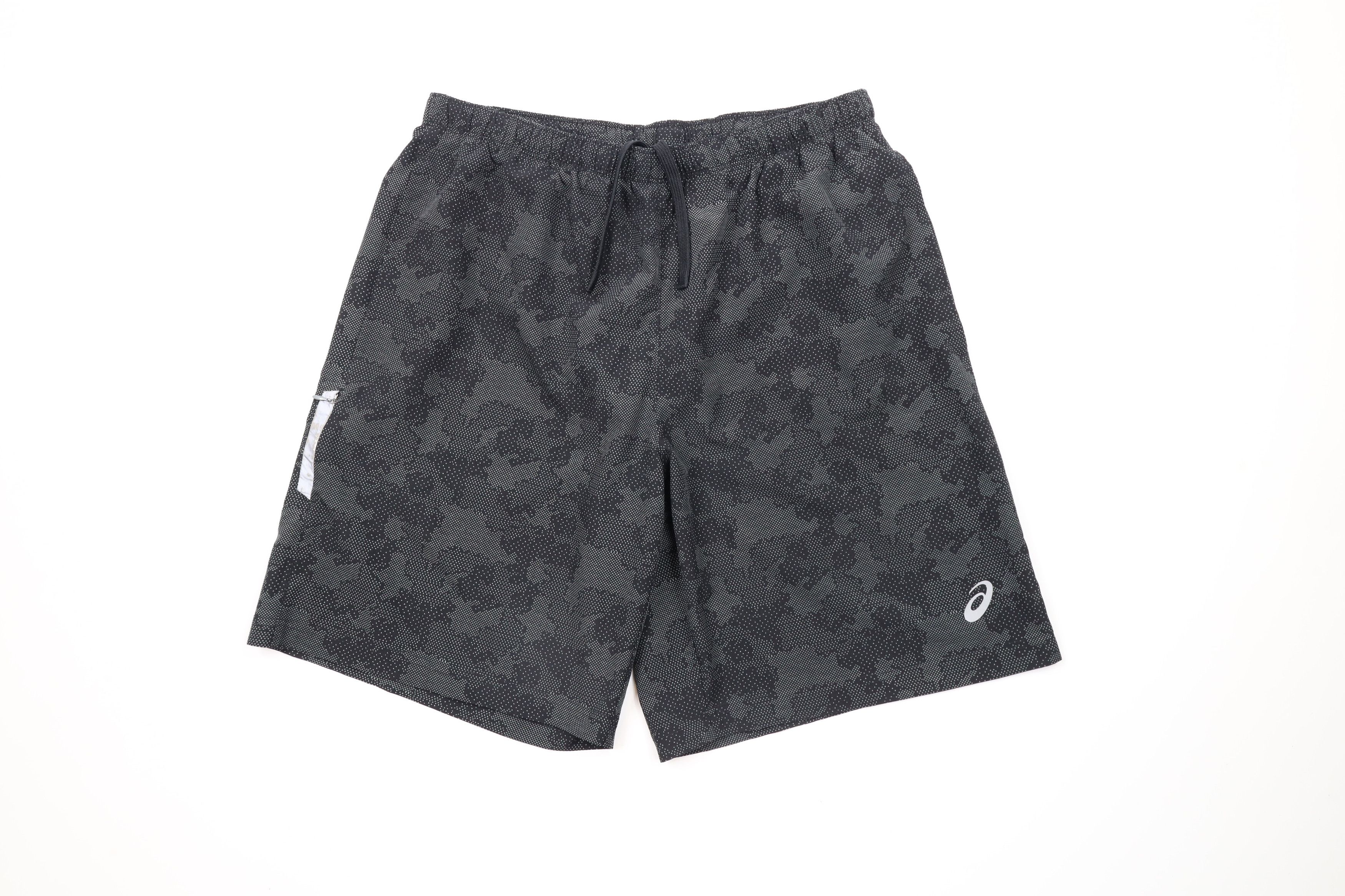 Asics × Vintage Vintage Asics Reflective Digi Camouflage Lined Shorts Size US 34 / EU 50 - 1 Thumbnail