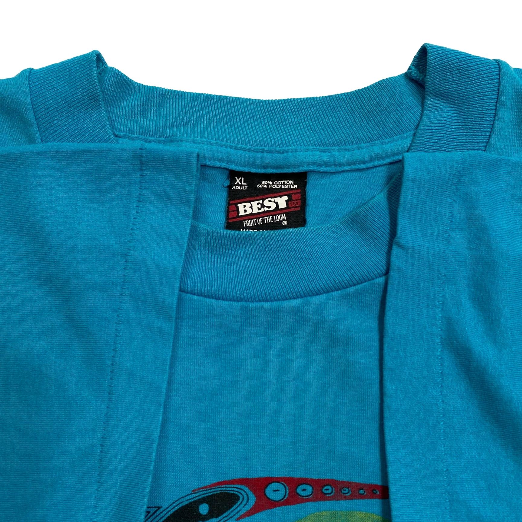 Vintage CASAS GRANDES (1993) "Chihuahua Mexico" Single Stitch Souvenir T-Shirt XL Blue Mens T-Shirt Blue Vintage Size US XL / EU 56 / 4 - 2 Thumbnail
