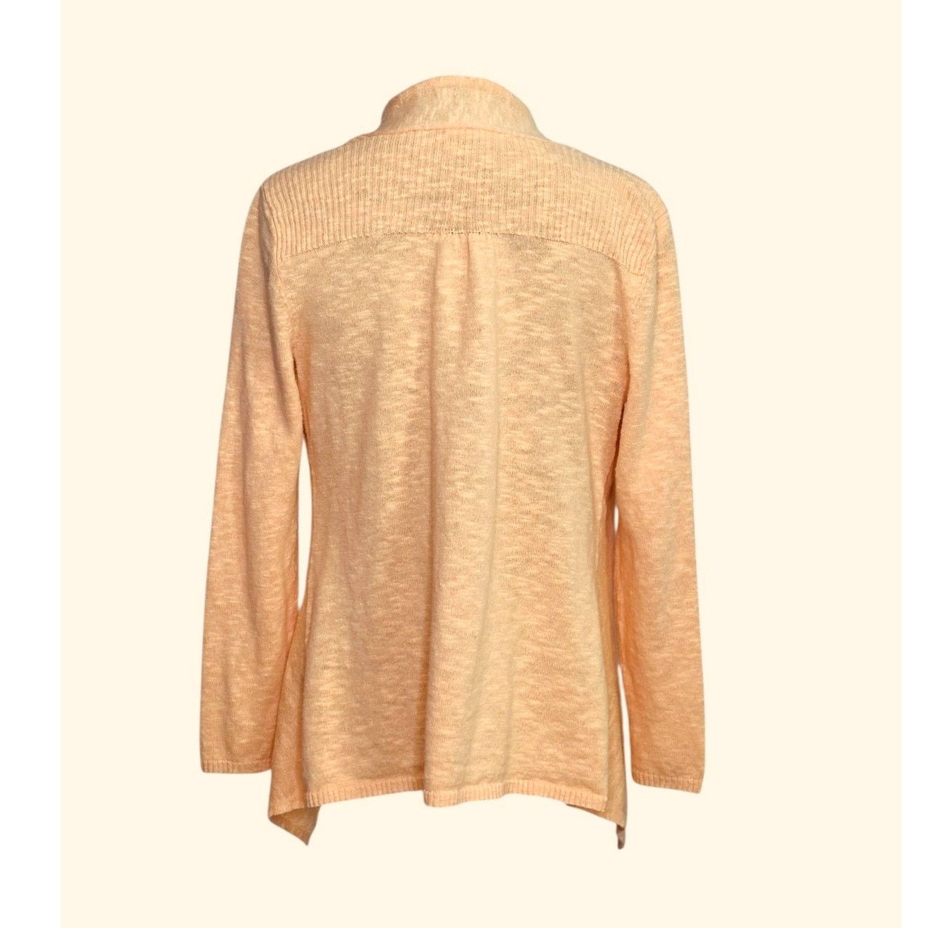 Eileen Fisher Eileen Fisher light orange open front cardigan size PS Size S / US 4 / IT 40 - 2 Thumbnail