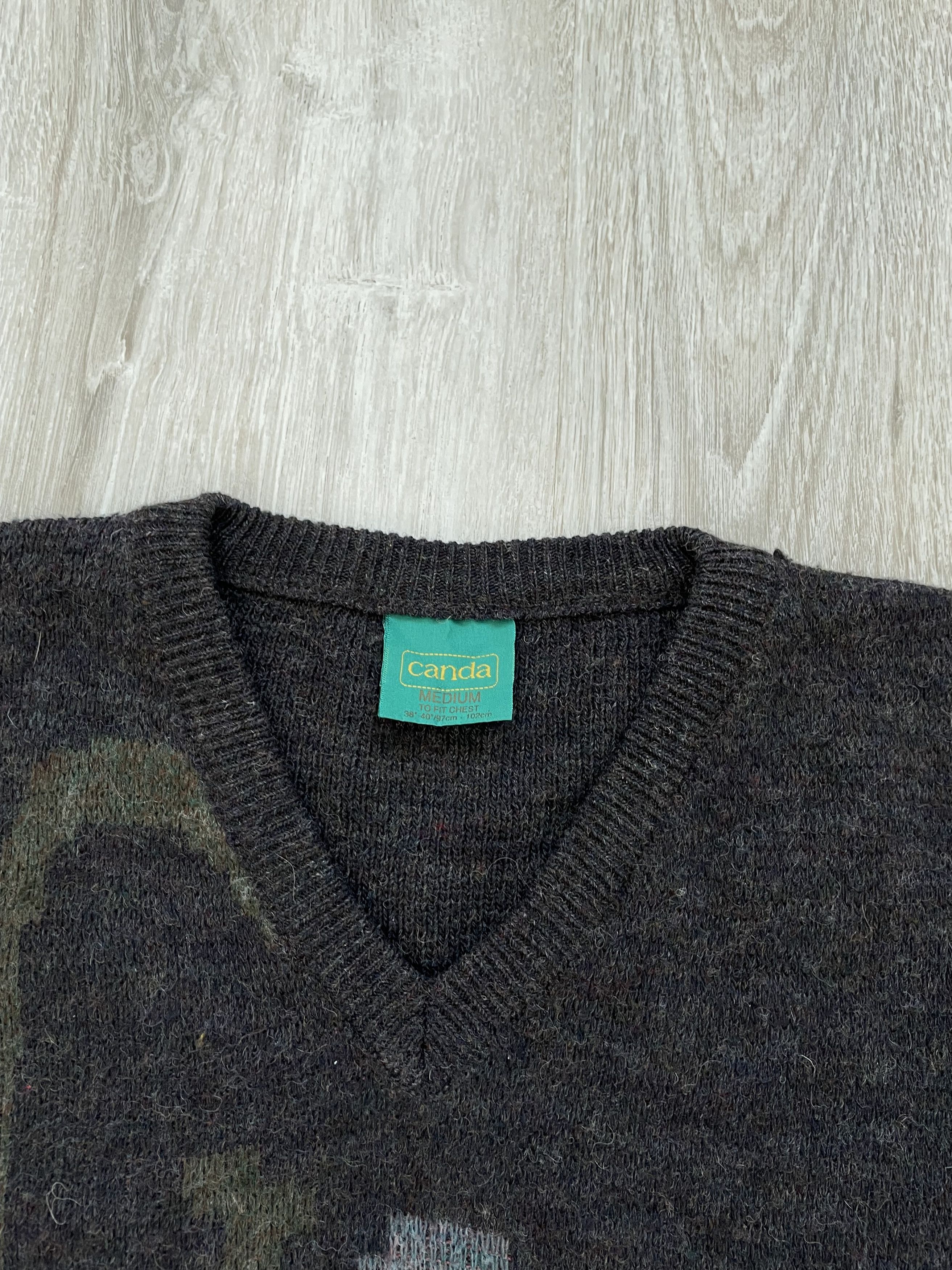 Vintage Rare Vintage 90s Golf Men Knit Sweater Big Logo Size US M / EU 48-50 / 2 - 3 Thumbnail