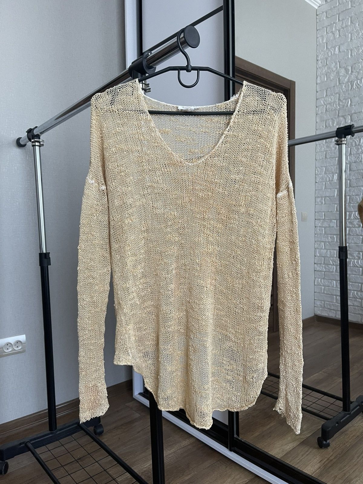 Helmut Lang Helmut Lang Silk Pullover Sweater Asymmetrical Size US S / EU 44-46 / 1 - 4 Thumbnail