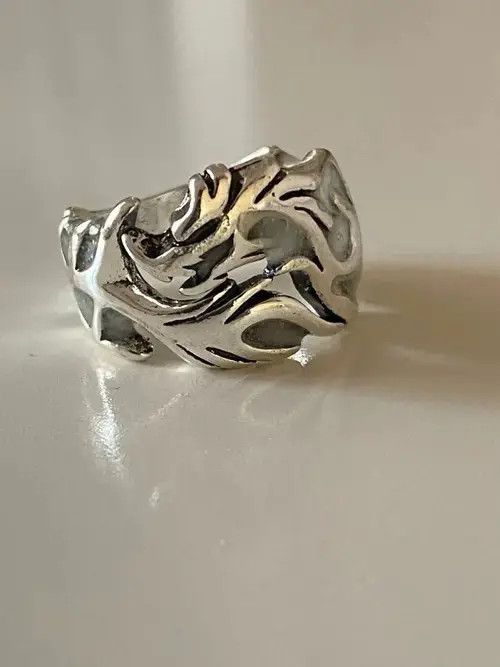 VIBE Adjustable Blue Luminous Dragon Ring Size ONE SIZE - 1 Thumbnail