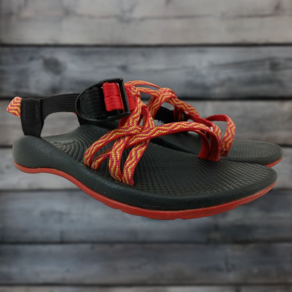 Chaco Chaco ZX/1 Classic Womens Sport Sandals Sz 5 Hiking Water Outdoor Orange Size US 5 / IT 35 - 1 Thumbnail