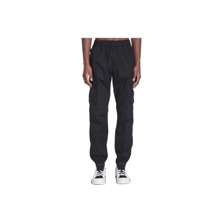 Stone Island Stone Island Black Cargo Pants for Men Size US 31 - 1 Thumbnail