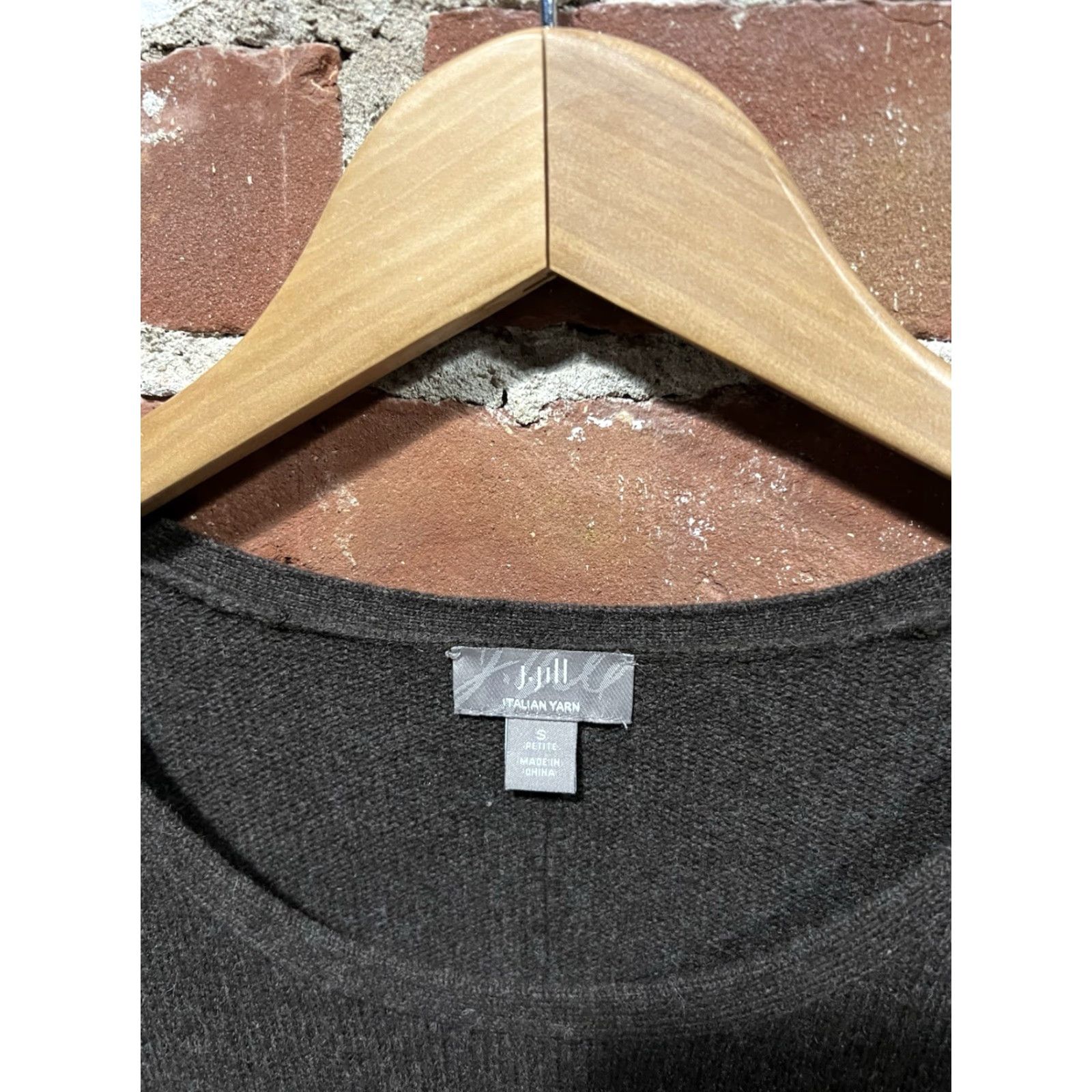 J. Jill J. Jill Shirt Dress Womens Brown Long Sleeve Italian Yarn Size S Knee Length Short Description: None? Size S / US 4 / IT 40 - 3 Thumbnail