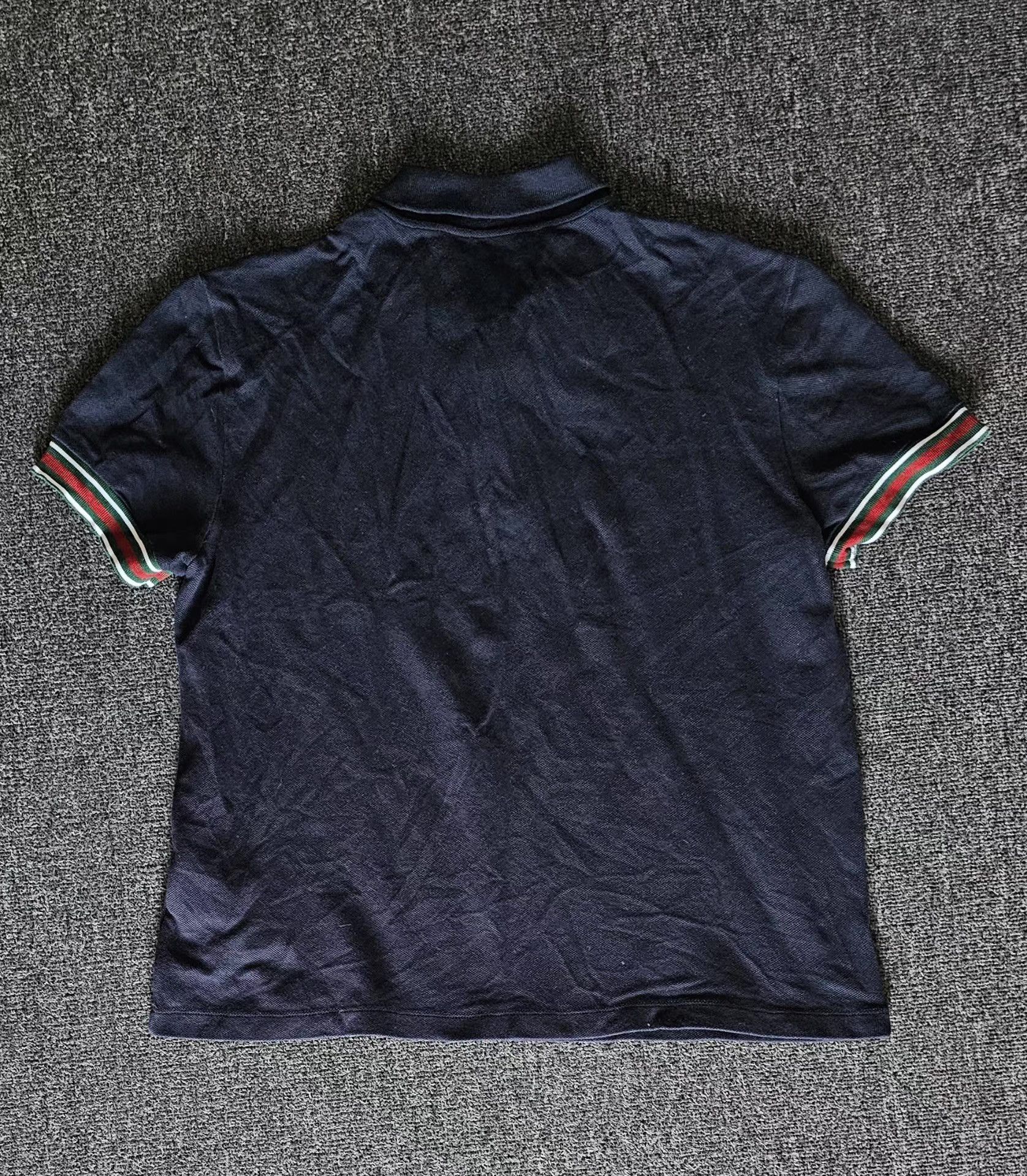 Gucci Gucci Black Short Sleeve Polo Shirt, Size US XL / EU 56 / 4 - 2 Thumbnail