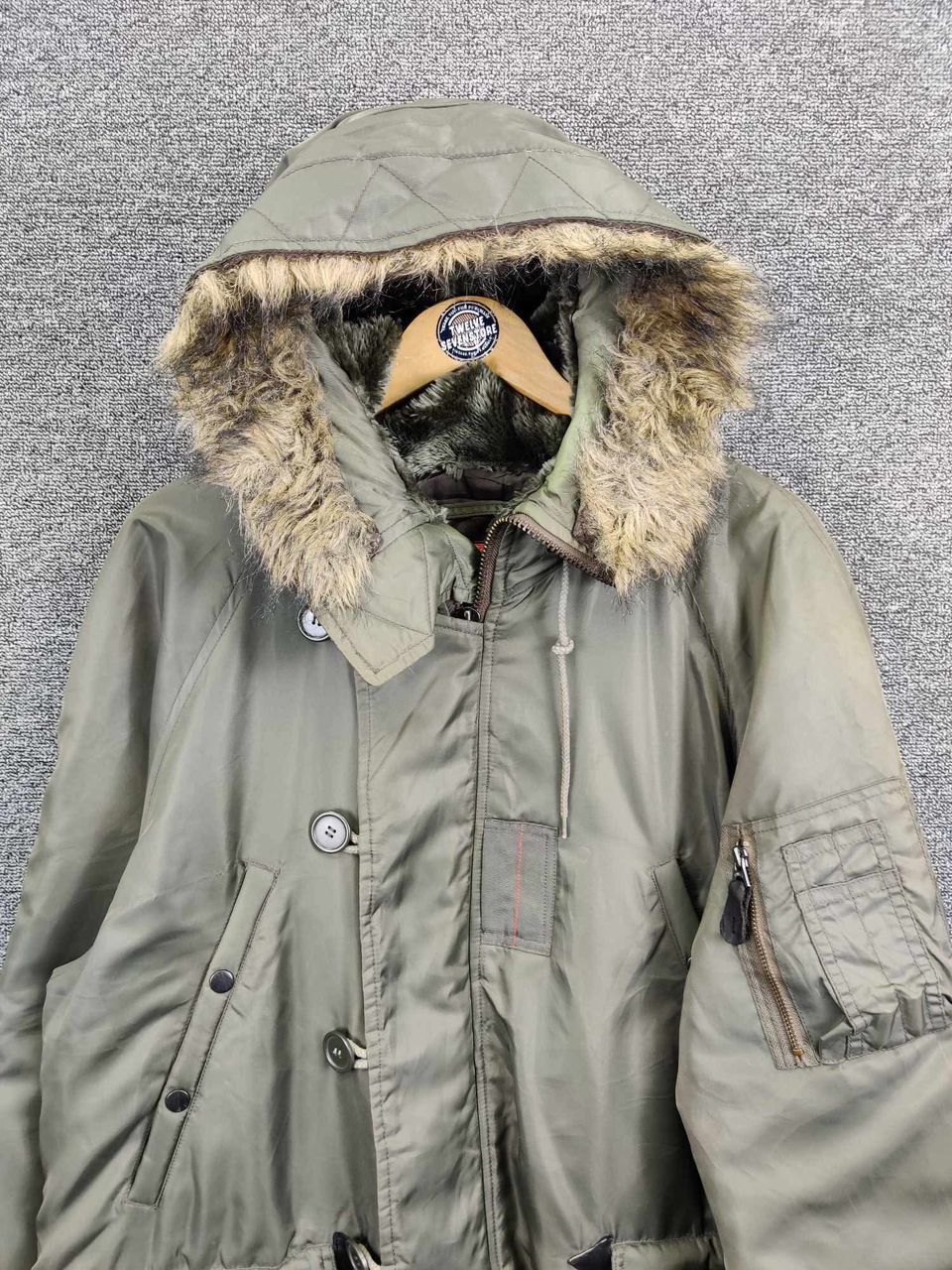 Avirex Vintage Avirex N-3B Parkas Flight Fur Jacket Size US L / EU 52-54 / 3 - 7 Thumbnail
