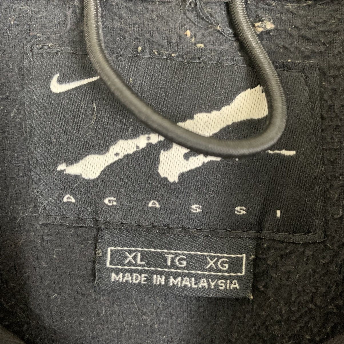 Nike × Vintage Vintage Nike Agassi Fleece Jacket Mens Size XL Size US XL / EU 56 / 4 - 9 Thumbnail