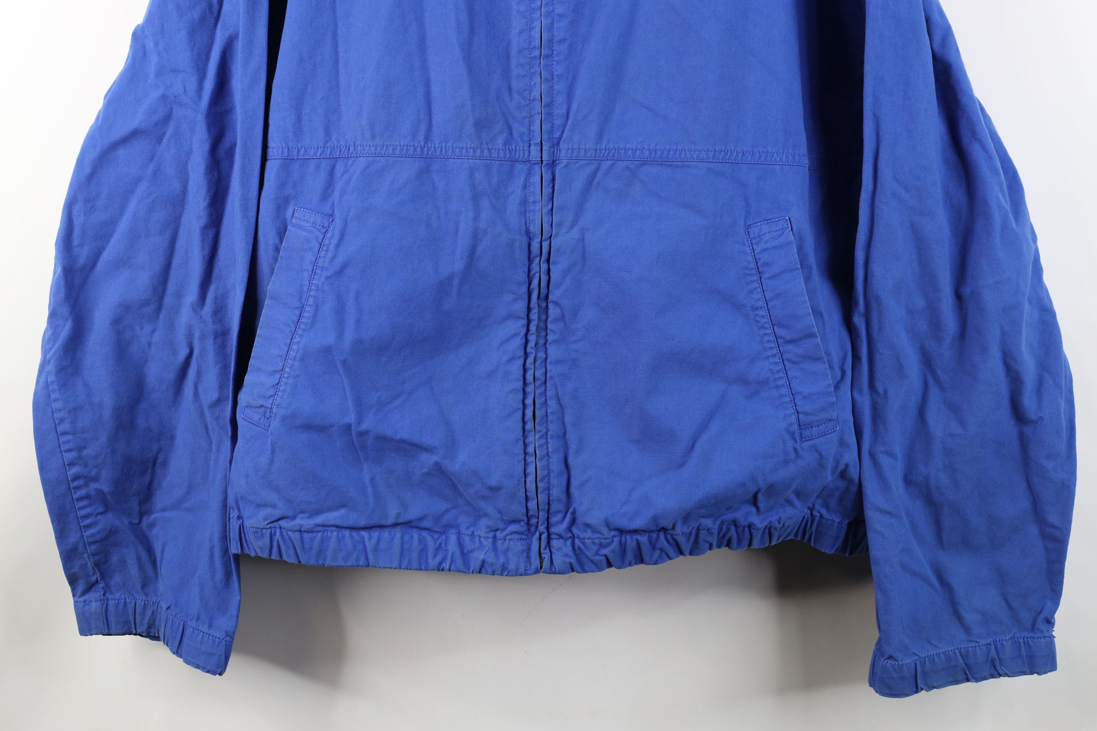 Ralph Lauren Vintage 90s Chaps Ralph Lauren Crest Cafe Bomber Jacket Blue Size US XL / EU 56 / 4 - 3 Thumbnail