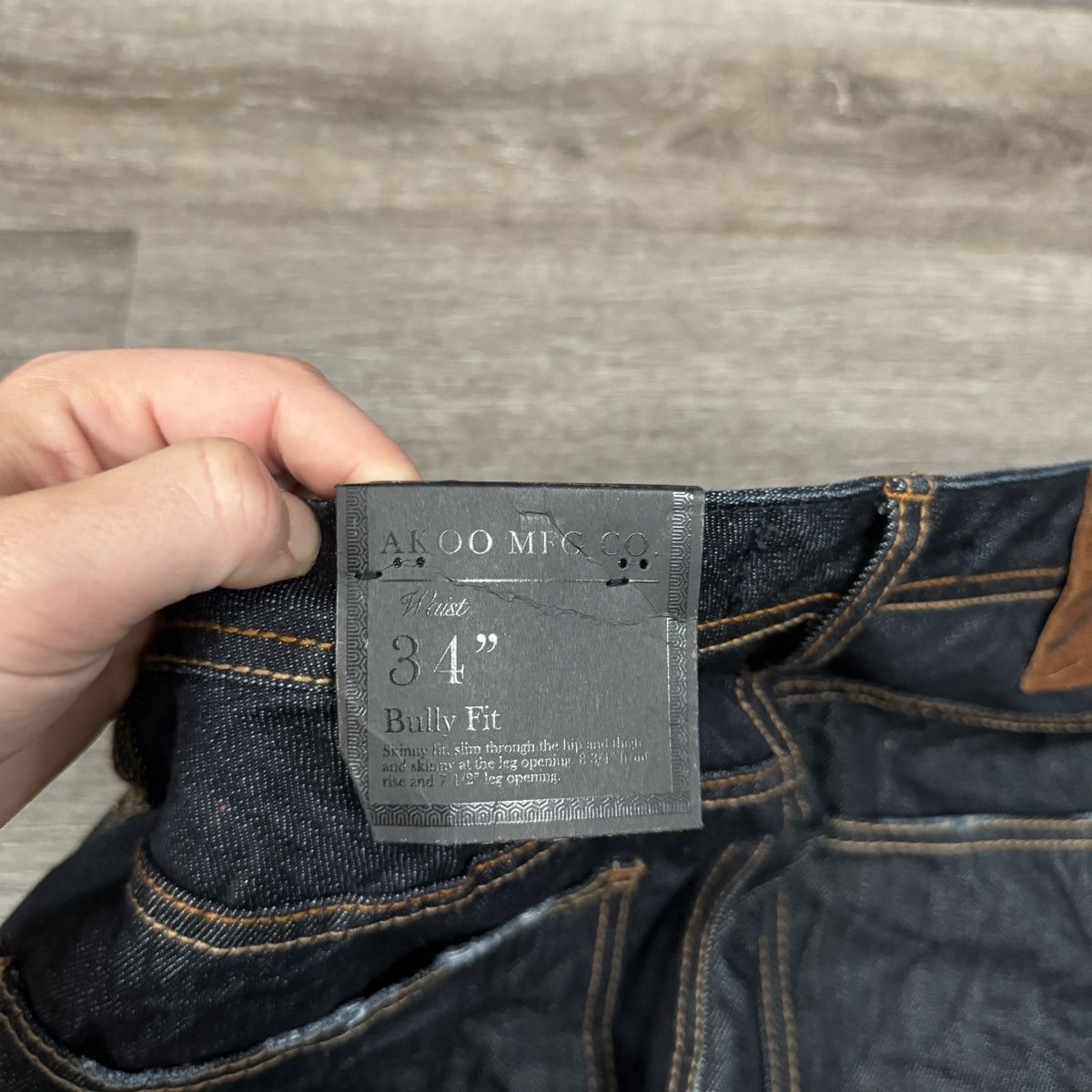 AKOO × Japanese Brand × Vintage Vintage Y2K Akoo rockstar Japanese denim style jeans Size US 34 / EU 50 - 5 Thumbnail
