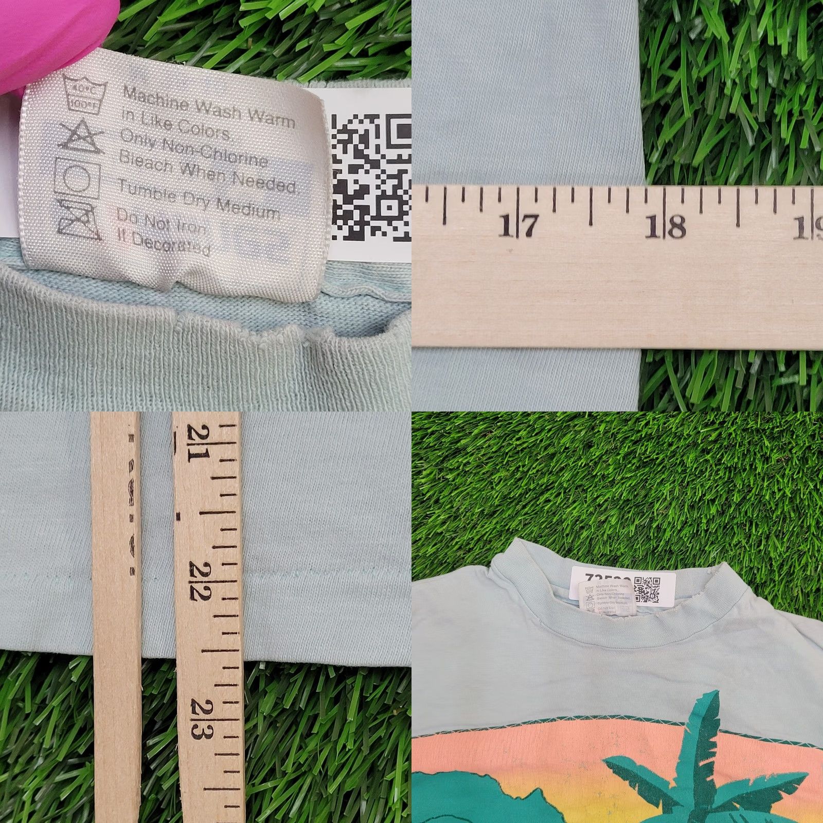 Hanes VINTAGE Hanes Shirt Womens S/M 18x22 Hawaii Hawaiian Beach Graphic Tee Blue 1990s M Ladies 90s Beach Hawaii Logo Casual Shirts Womens Size M / US 6-8 / IT 42-44 - 8 Thumbnail