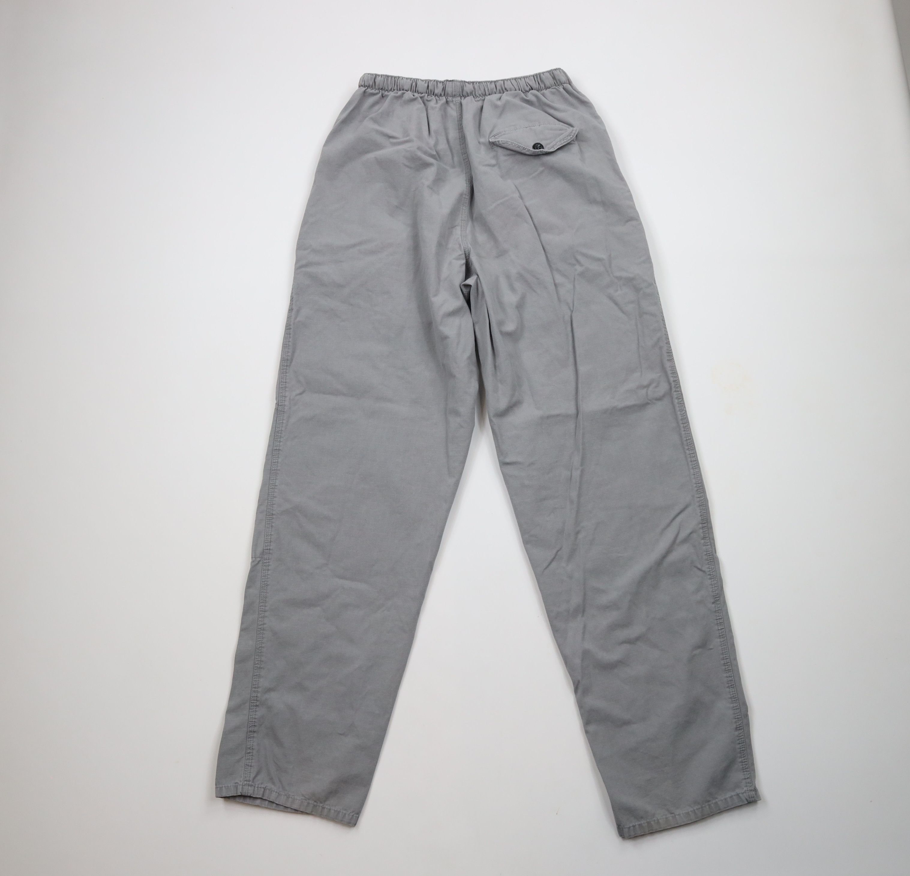 Vintage Vintage 90s Streetwear Double Knee Belted Pants Gray USA Size US 34 / EU 50 - 9 Thumbnail