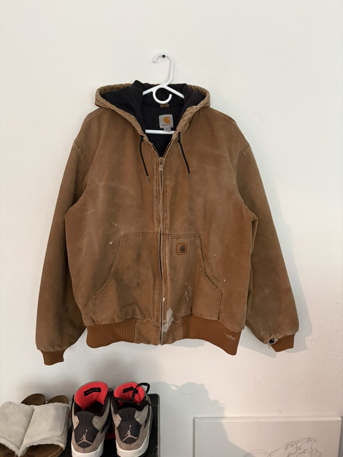 Carhartt Vintage Trashed Carhartt Jacket Size US L / EU 52-54 / 3 - 3 Thumbnail