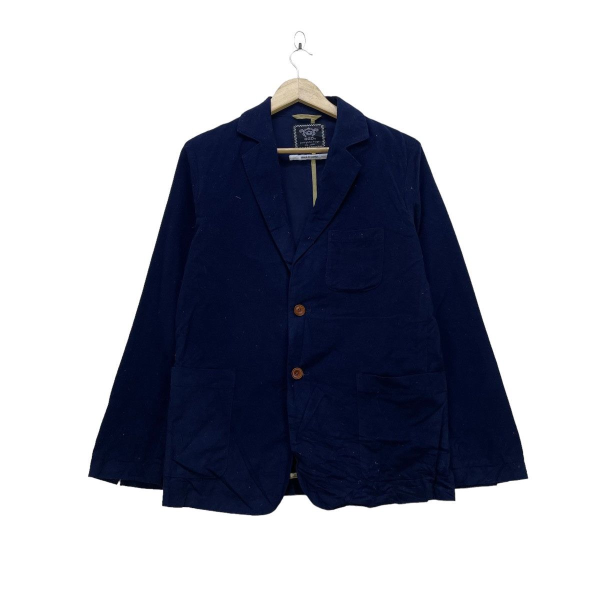 Indigo 💥Japanese Brand Grand Global Design Jacket Size US S / EU 44-46 / 1 - 1 Thumbnail
