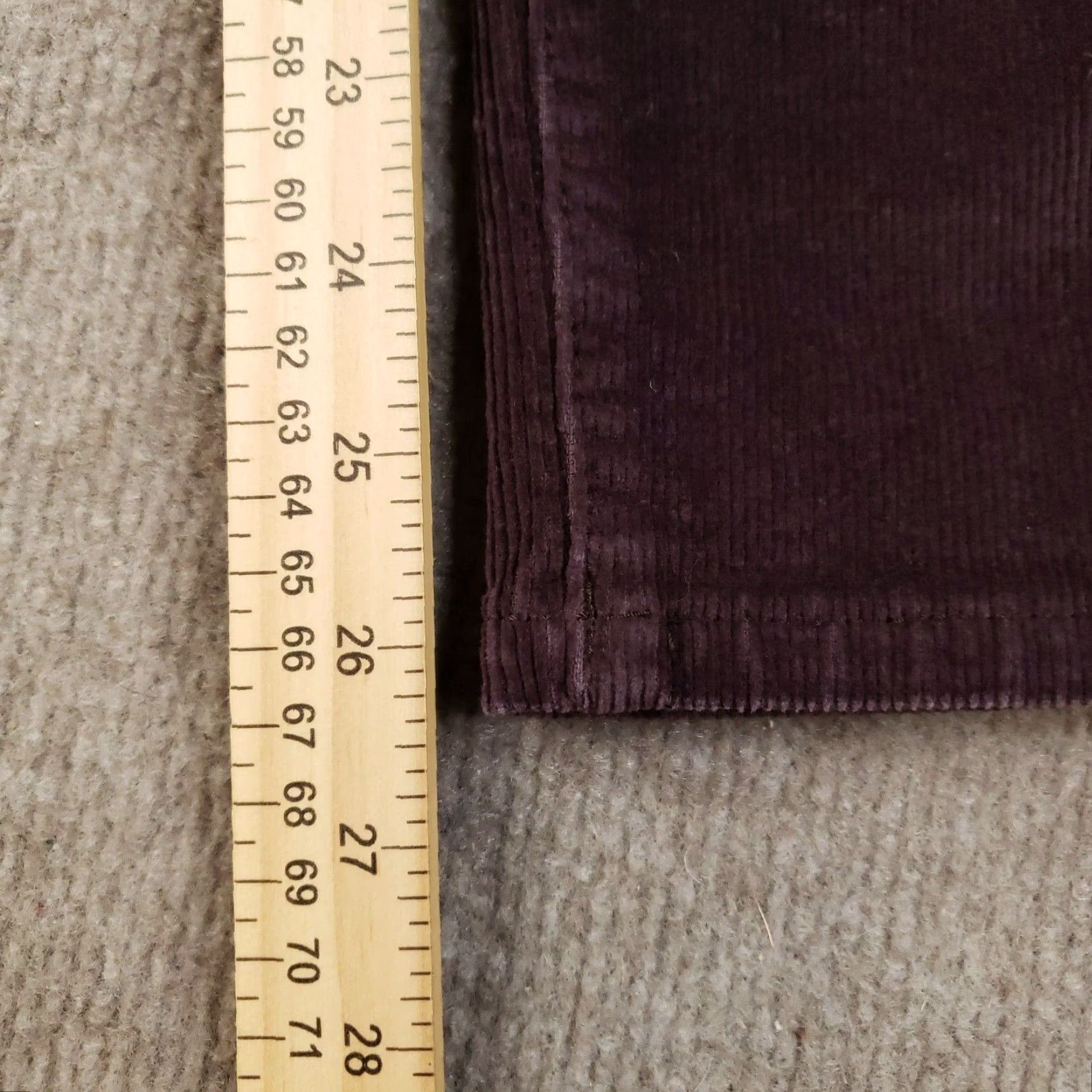 DL1961 DL1961 Corduroy Pants Women's 26 Brown Mid Rise Ankle Straight Stretch Size 26" / US 2 / IT 38 - 3 Thumbnail
