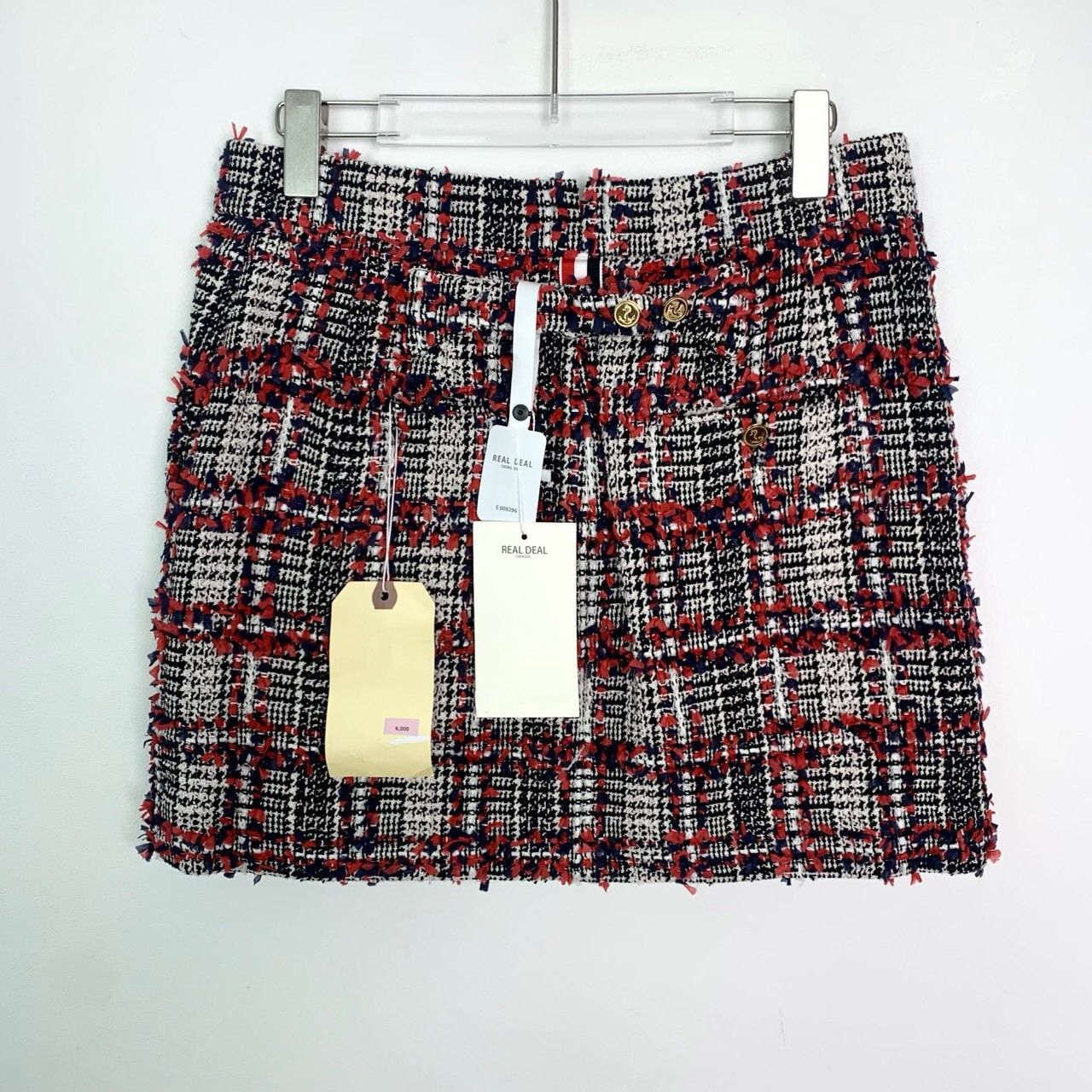 Thom Browne Thom Browne Frayed Checkered Design Mini Skirt Size 30" / US 8 / IT 44 - 1 Thumbnail