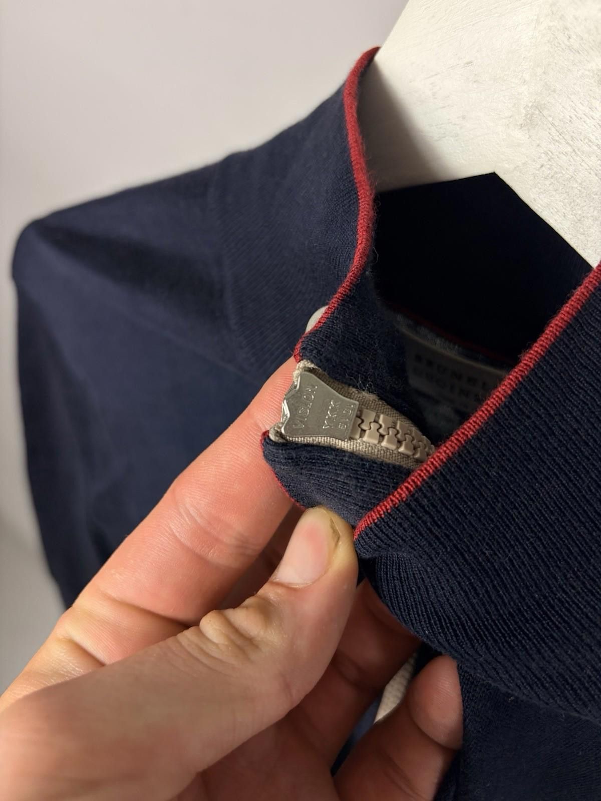 Brunello Cucinelli Vintage Brunello Cucinelli Full Zip Sweater Size US L / EU 52-54 / 3 - 4 Thumbnail