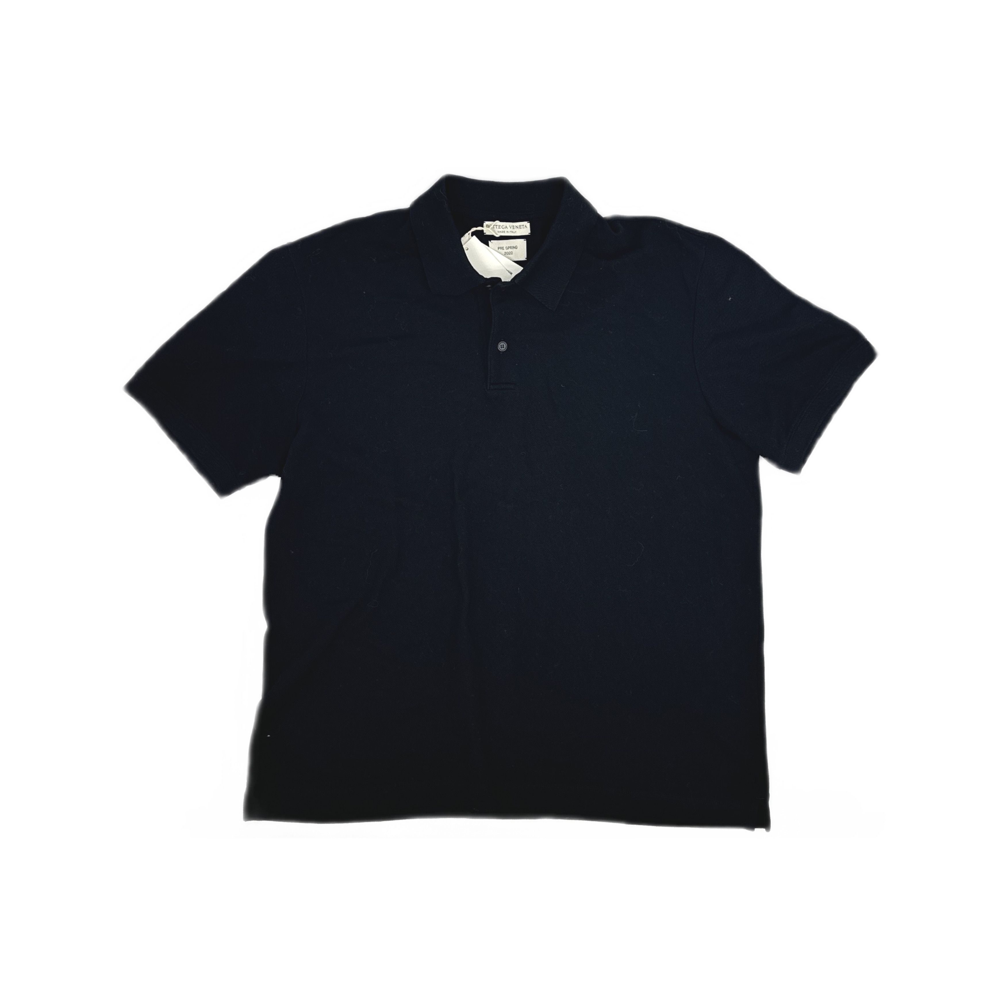 Bottega Veneta Bottega Veneta Black Cotton Polo Shirt Size L Size US L / EU 52-54 / 3 - 1 Thumbnail