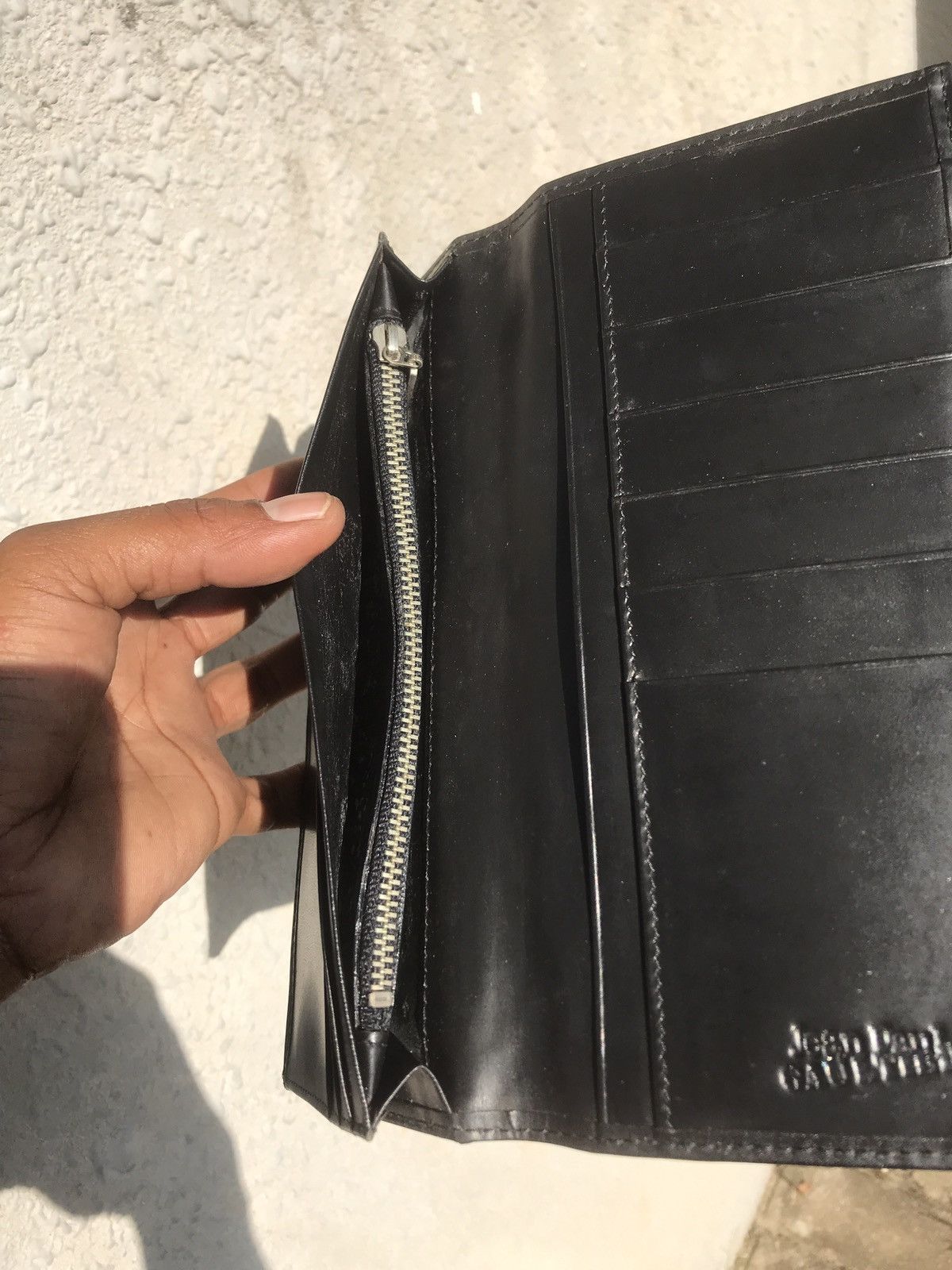 Designer × Jean Paul Gaultier × Vintage ⚡️ RARE ⚡️ Jean Paul Gaultier Black Long Wallet Size ONE SIZE - 8 Thumbnail