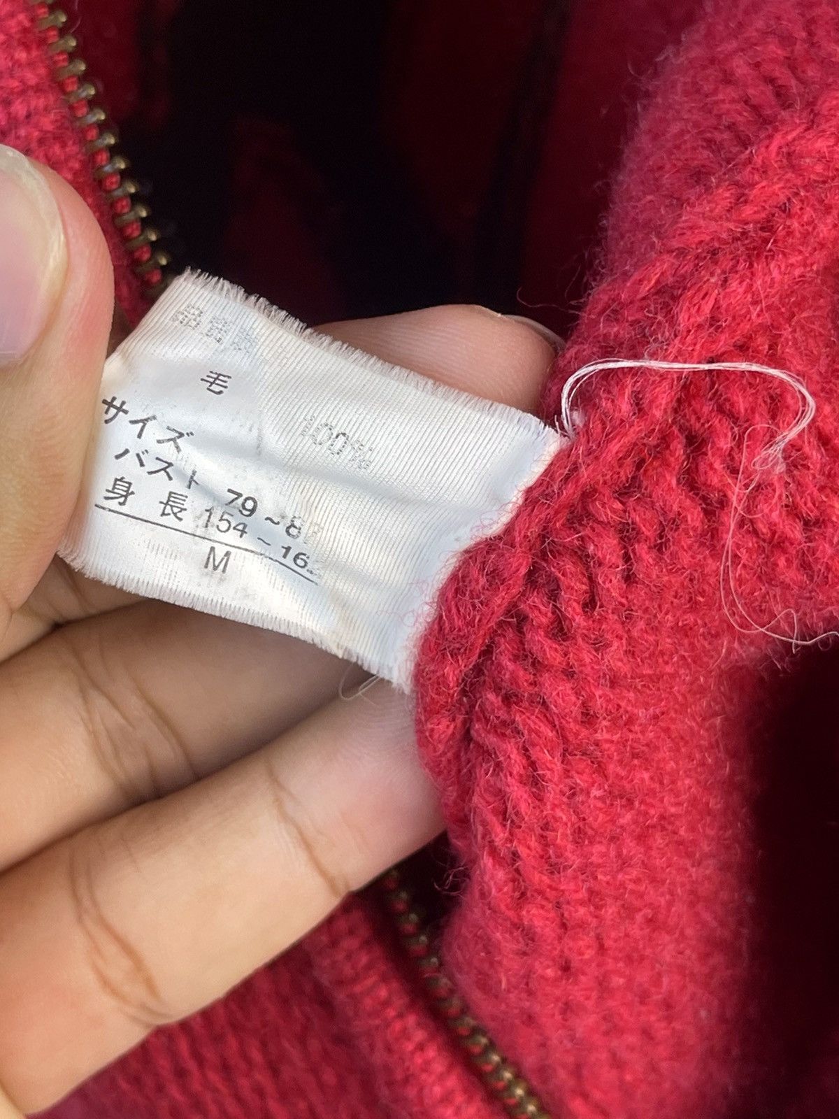 Japanese Brand Japanese brand Bambi Wool Zipper Knit a7 Size US M / EU 48-50 / 2 - 13 Thumbnail
