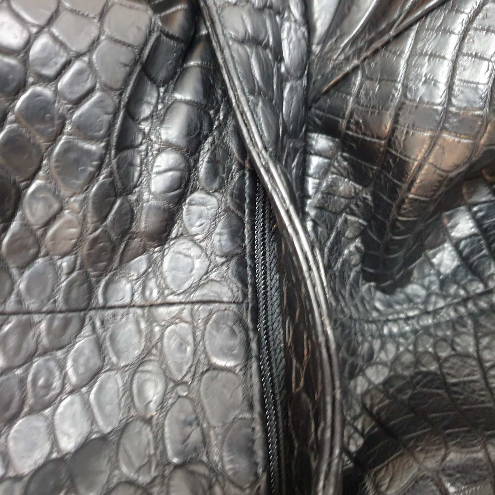 Zilli Zilli croco leather jscket Size US XXL / EU 58 / 5 - 18 Thumbnail