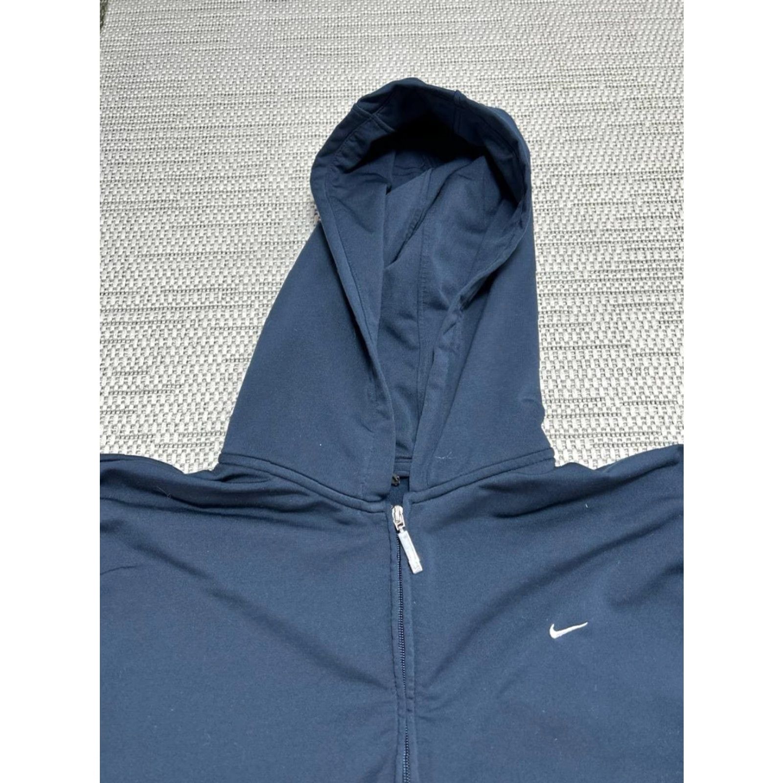 Nike Nike Dri-Fit Jacket Womens Large Blue Full Zip Hooded Athletic Sweatshirt? Size L / US 10 / IT 46 - 2 Thumbnail