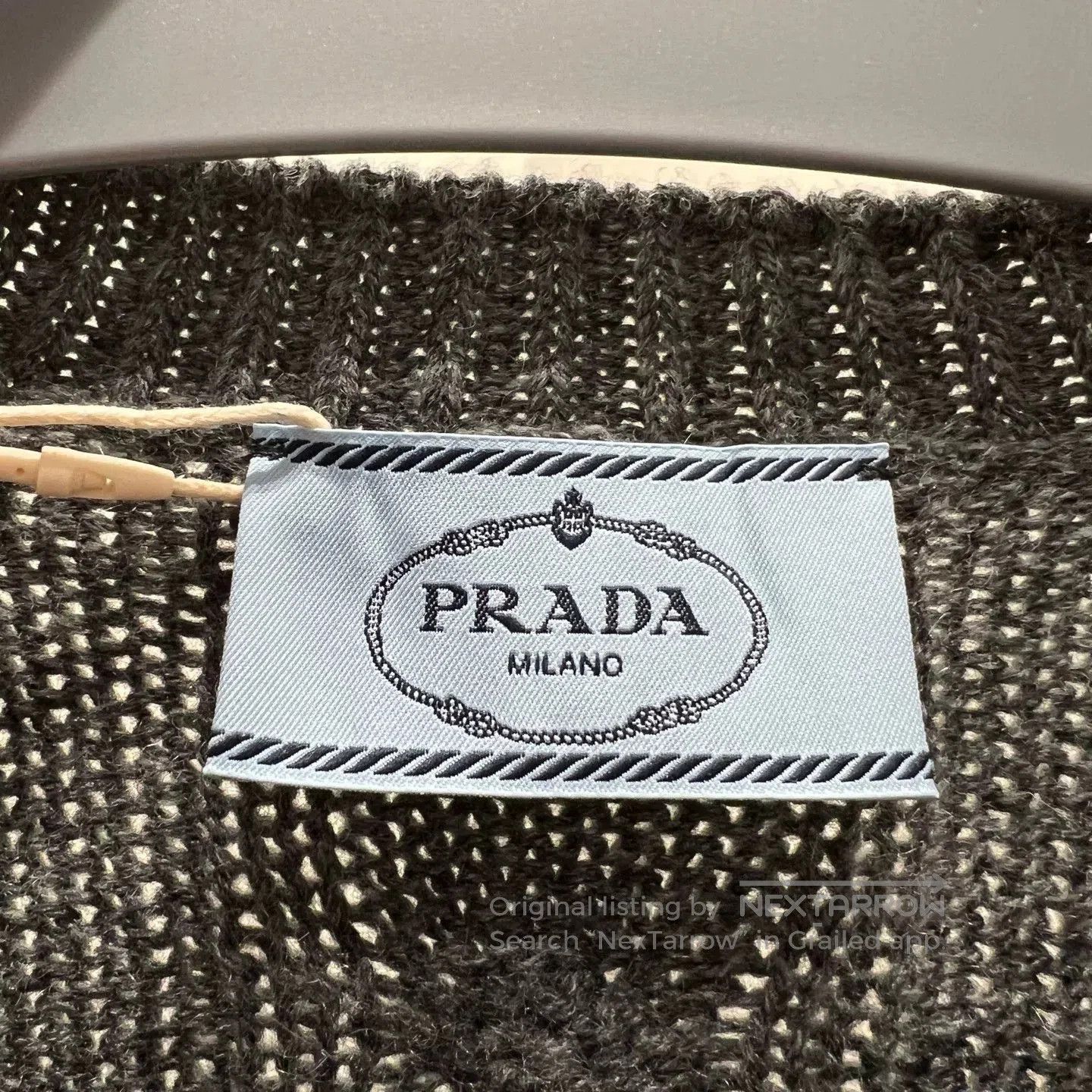 Prada prada grey cable knit cashmere sweater. Size US S / EU 44-46 / 1 - 3 Thumbnail