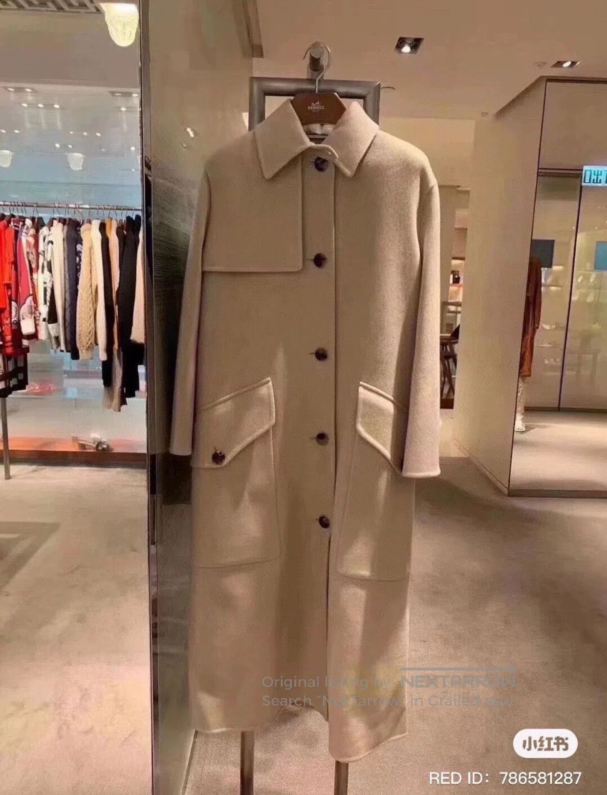 Hermes hermes men's cashmere coat size 42. Size US XS / EU 42 / 0 - 1 Thumbnail