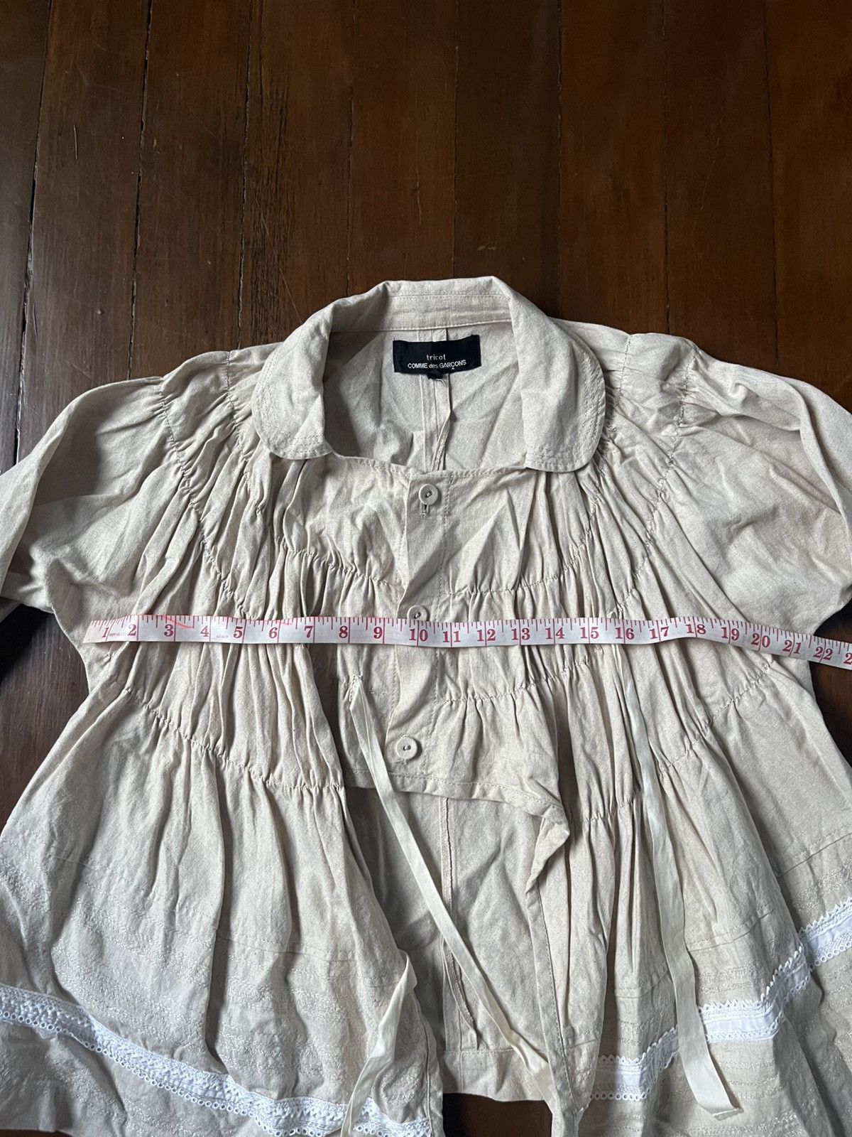 Tricot Comme des Garcons Tricot Comme des Garcons Puckered Light Jacket Size M / US 6-8 / IT 42-44 - 8 Thumbnail