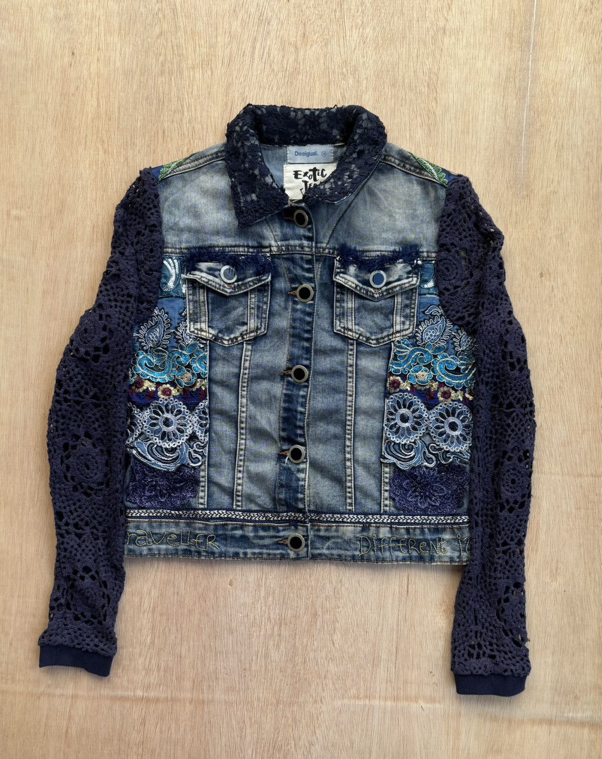 Hysteric Glamour × Japanese Brand Desigual Exotic Jeans Denim Jacket Luxury Style Size M / US 6-8 / IT 42-44 - 1 Thumbnail