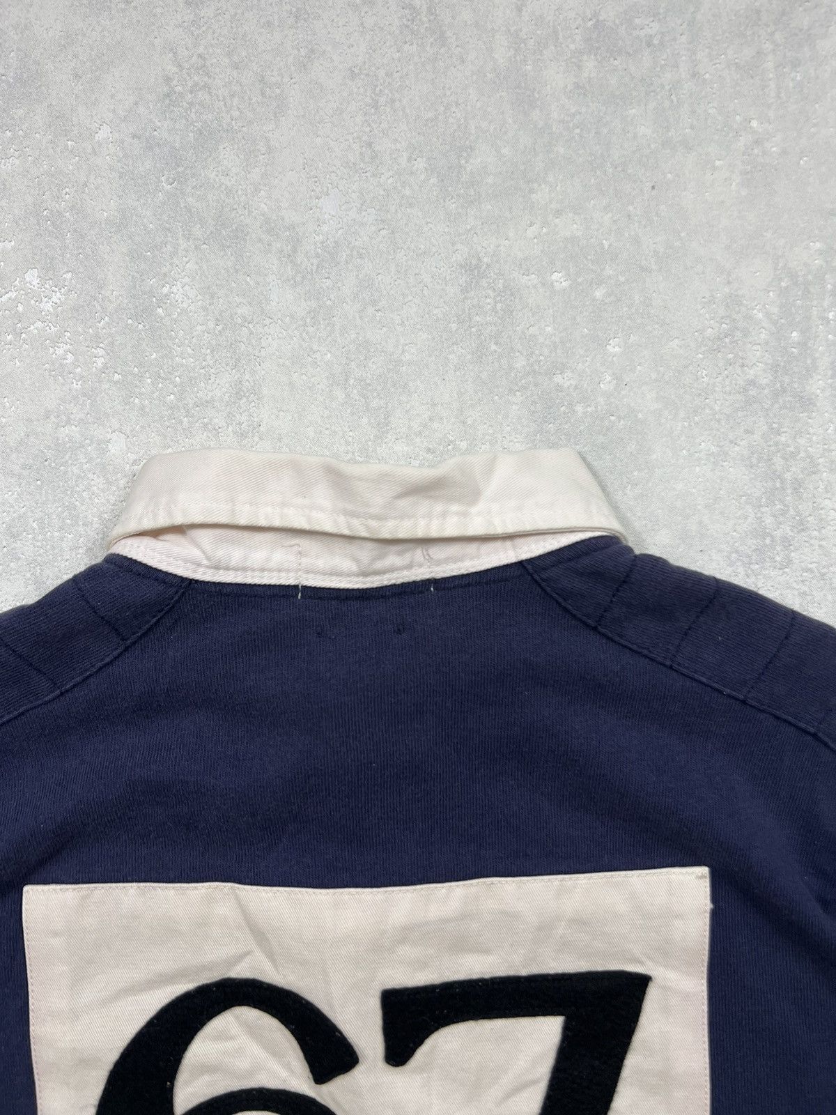 Polo Ralph Lauren 00's RALPH LAUREN BIG BACK LOGO FADED LONGSLEEVE POLO Size US S / EU 44-46 / 1 - 10 Thumbnail