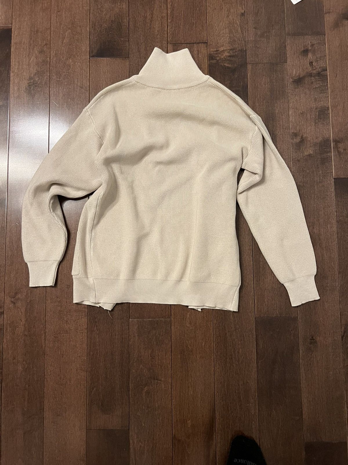 Uniqlo Beige cardigan zip up with pockets Size US S / EU 44-46 / 1 - 4 Thumbnail