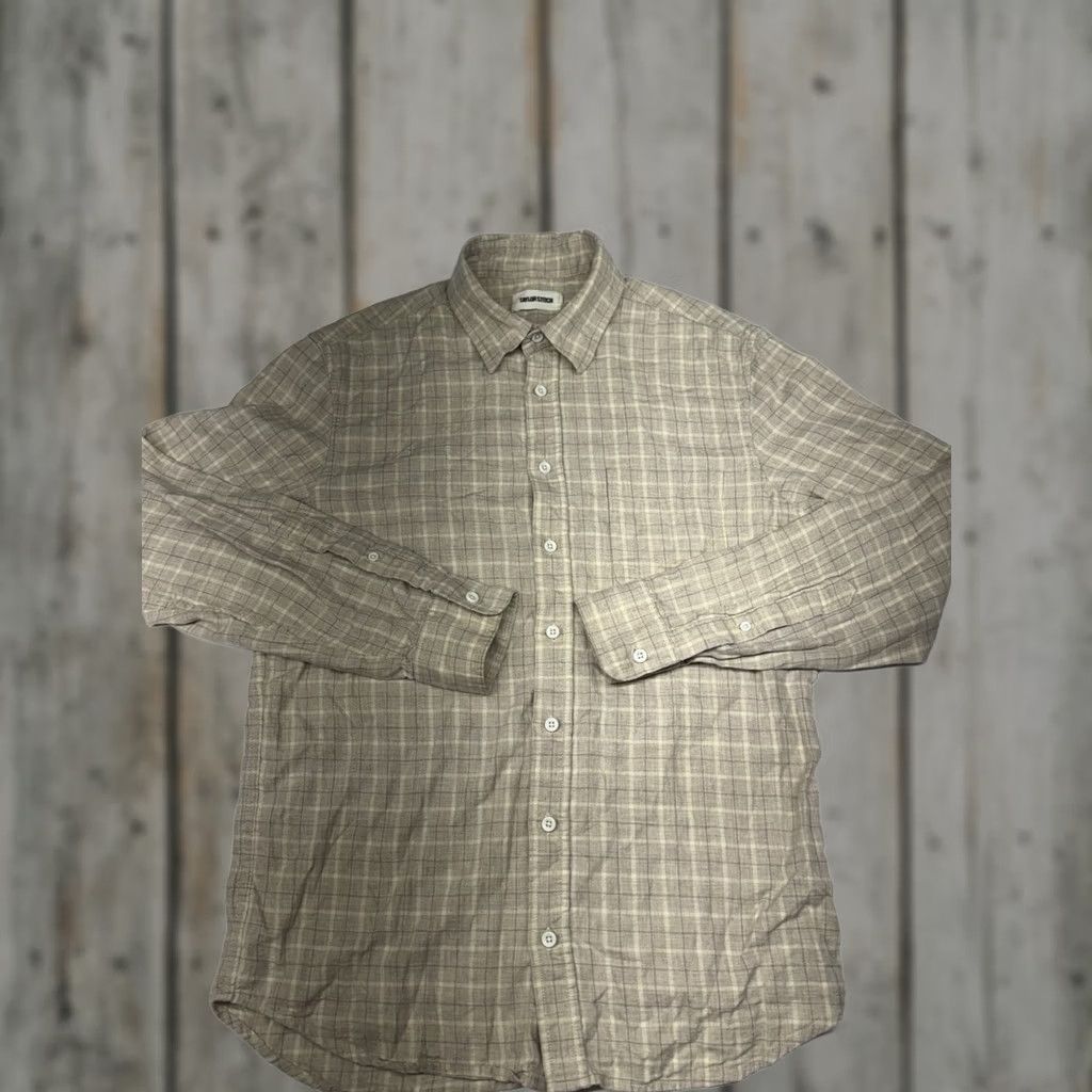 Taylor Stitch Taylor Stitch Shirt Mens Size 38 Button Down Plaid Organic Cotton Flannel Beige Regular Fit Button-Up Casual Workwear Travel Womens? Size US M / EU 48-50 / 2 - 1 Thumbnail