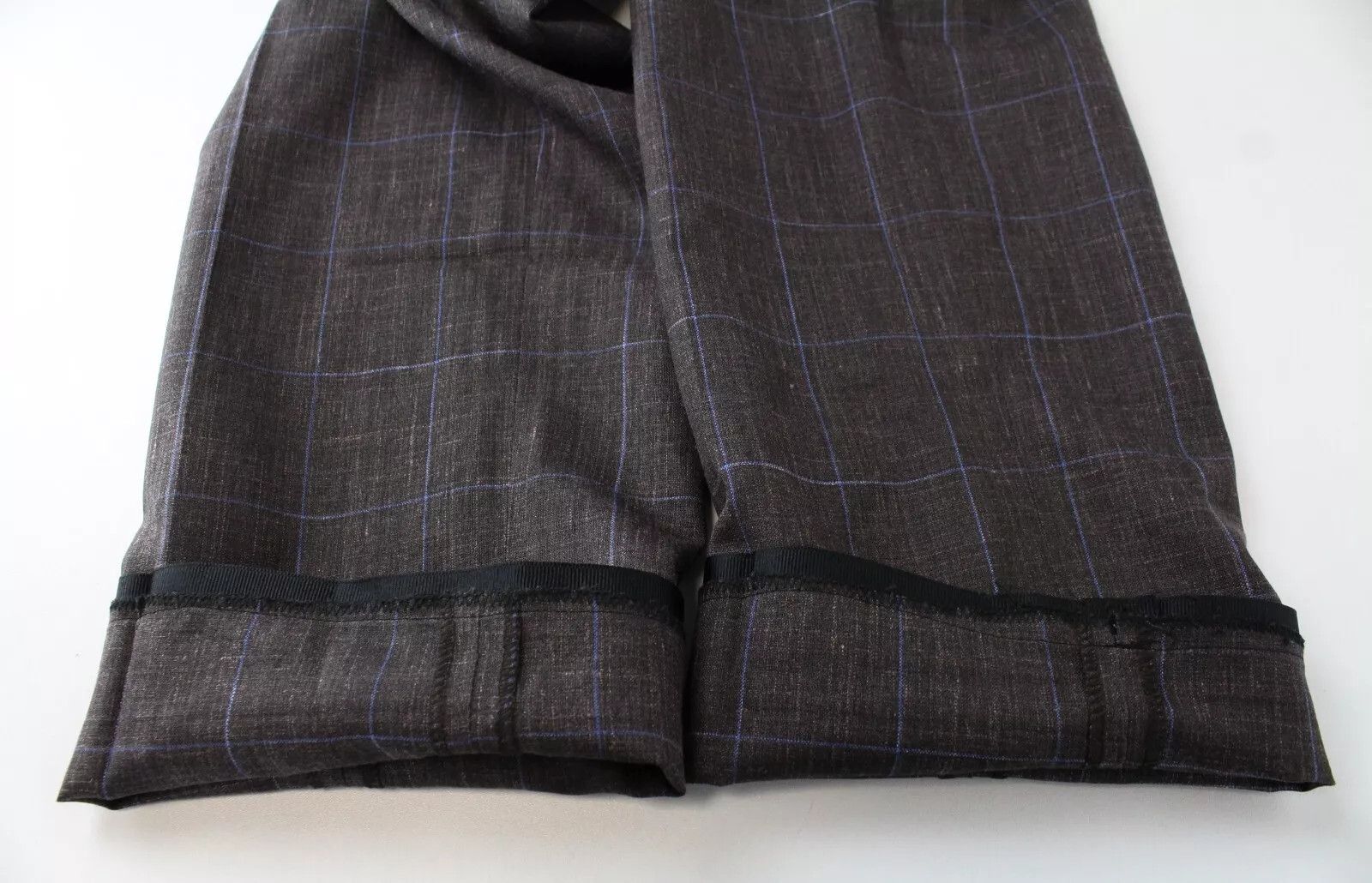 Suitsupply BRESCIA UK38L Brown Wool Silk Linen Trousers 59638 Size US 38 / EU 54 - 8 Thumbnail