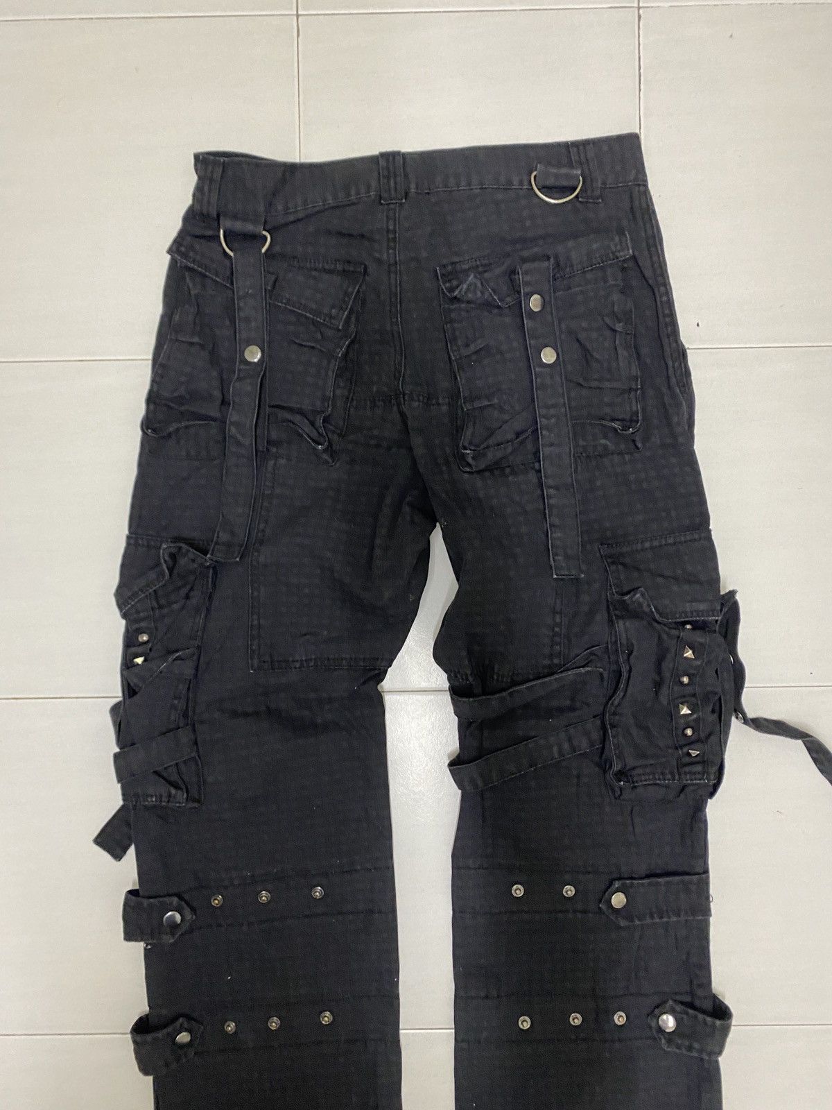 Vintage Vintage PLANET FIVE Bondage Punk Style Pants Size US 30 / EU 46 - 7 Thumbnail