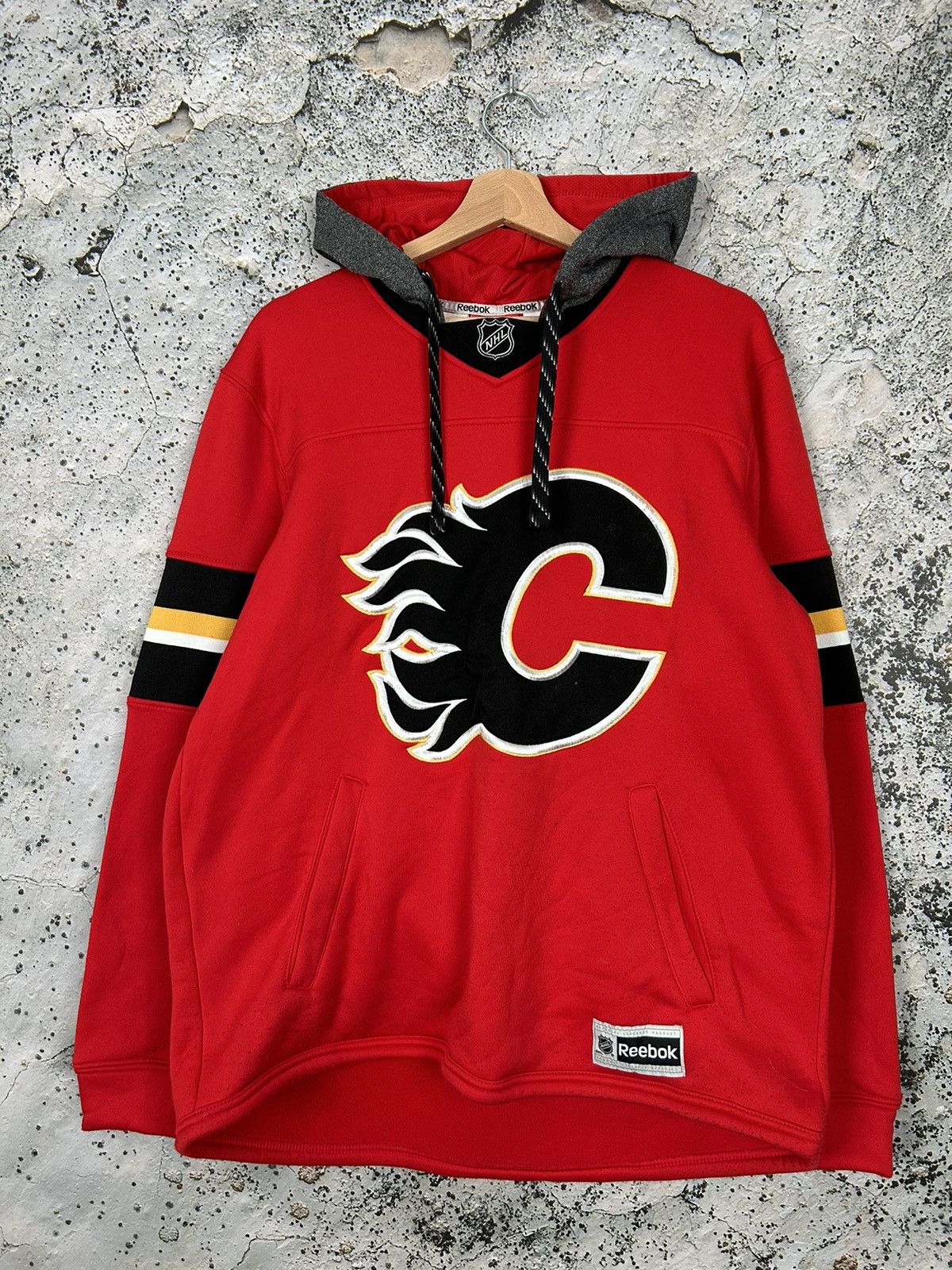 NHL Vintage Calgary Flames NHL Reebok Jersey Hockey Rare Hype Size US M / EU 48-50 / 2 - 1 Thumbnail