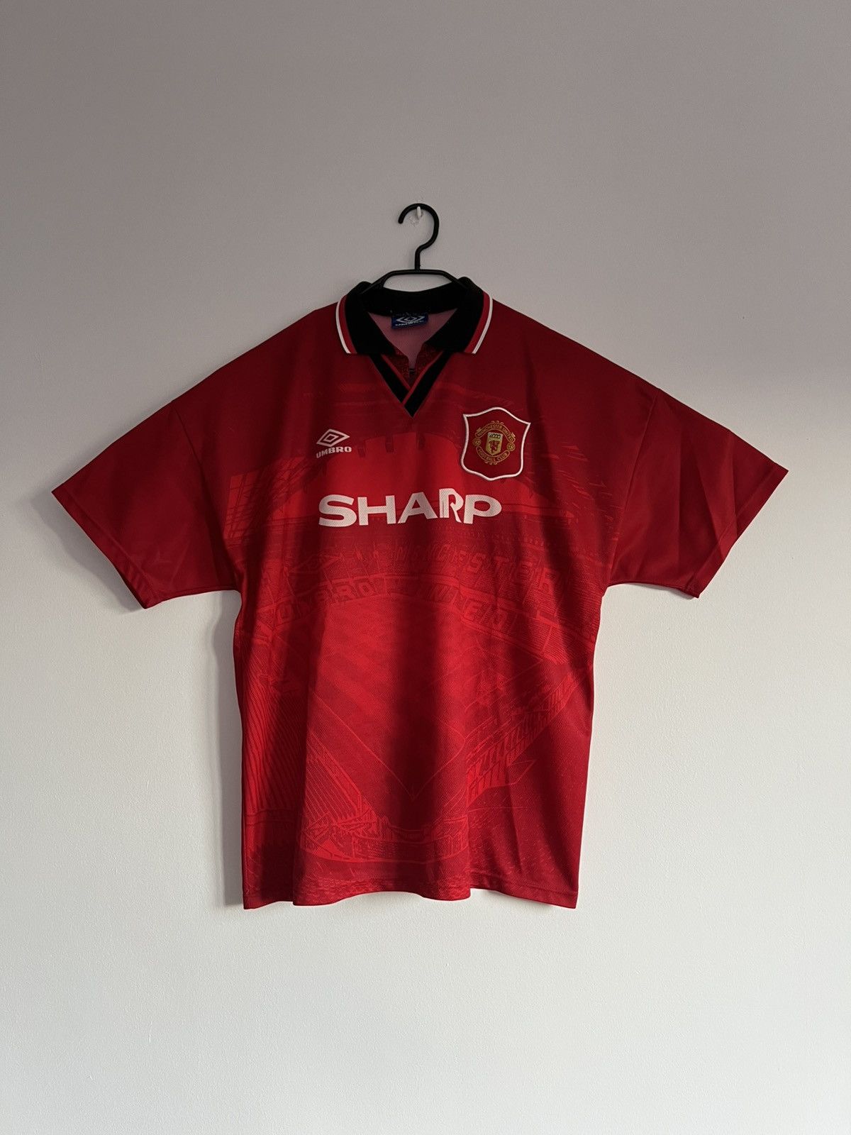 Umbro Vintage 94/95 Umbro Manchester United Home Jersey Size US XL / EU 56 / 4 - 6 Thumbnail