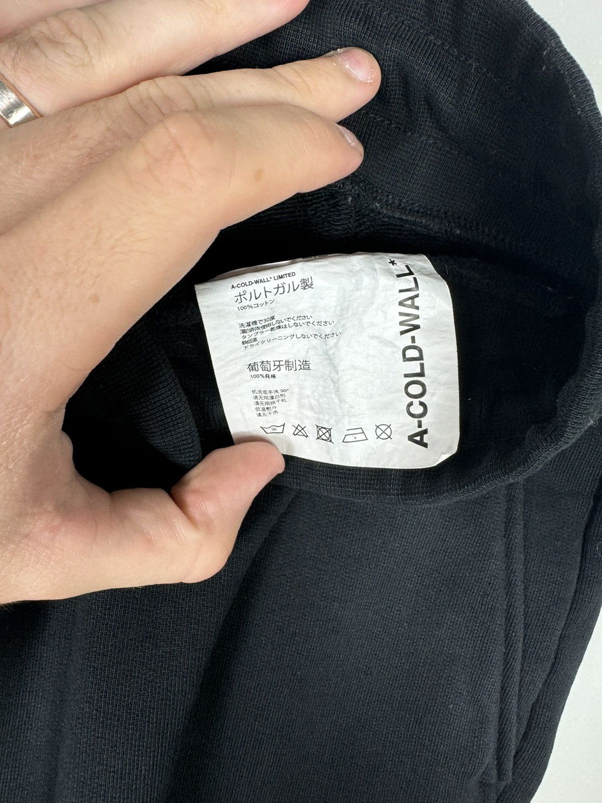 A-COLD-WALL* A-COLD-WALL* BLACK LOGO EMBROIDERY LOUNGE PANTS Size US 34 / EU 50 - 12 Thumbnail