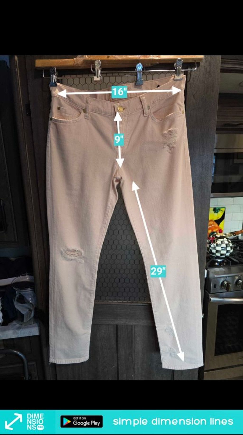 7 For All Mankind Women's 7 For All Mankind Pink Denim Jeans Size 30 Never wor Size 30" / US 8 / IT 44 - 4 Thumbnail